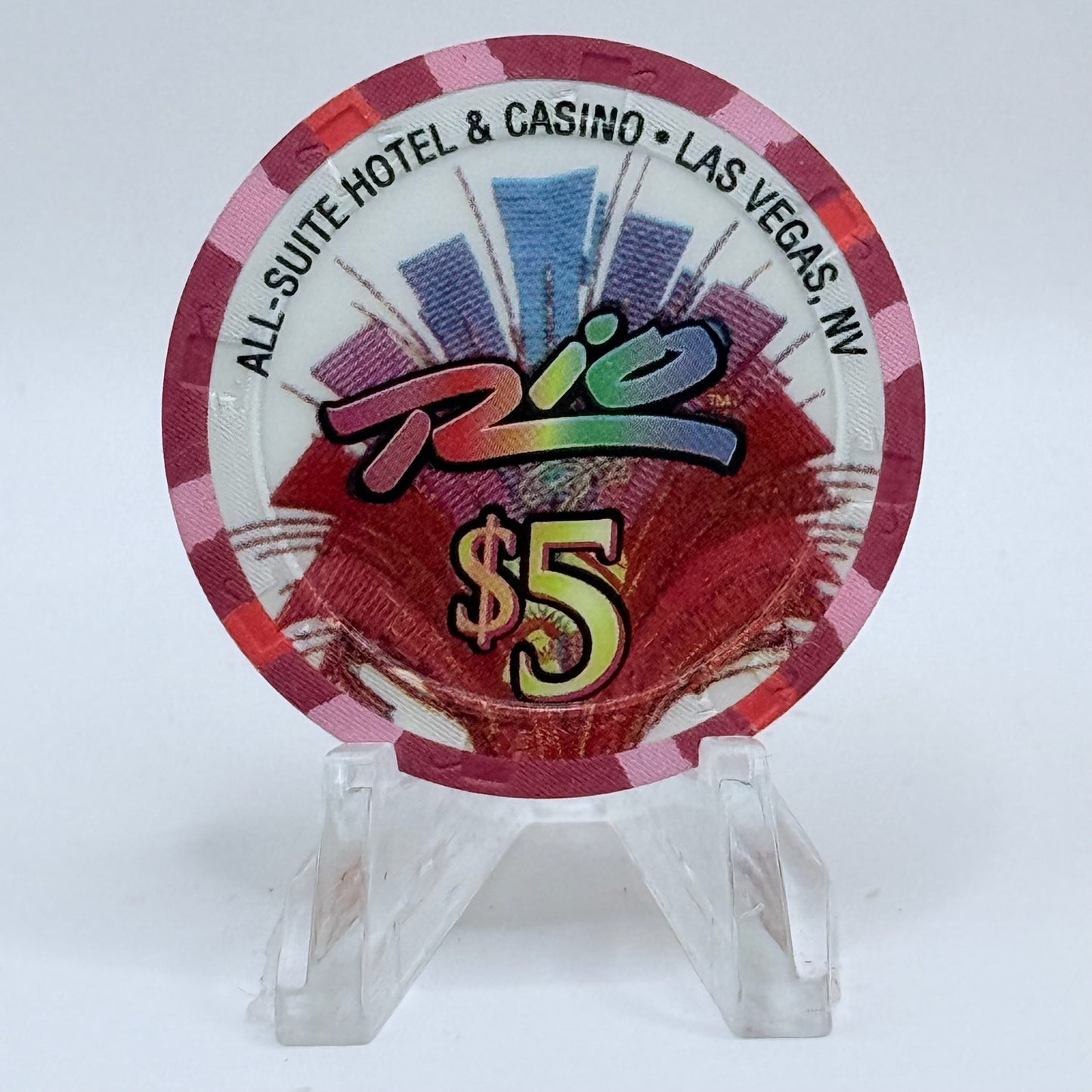 Rio Las Vegas Nevada 2007 'Thanksgiving' LE $5 Casino Chip E8277