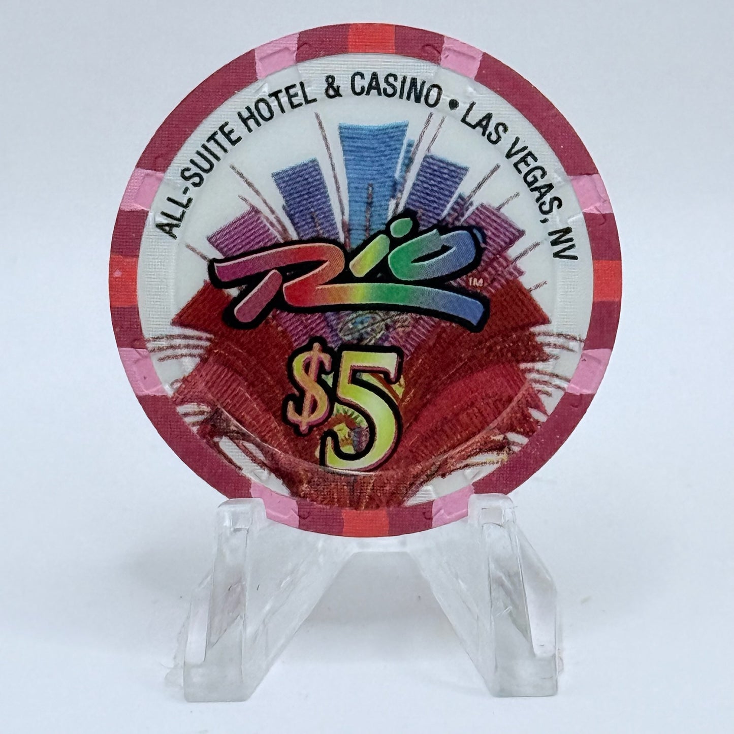 Rio Las Vegas Nevada 2007 'Easter' LE $5 Casino Chip E6106
