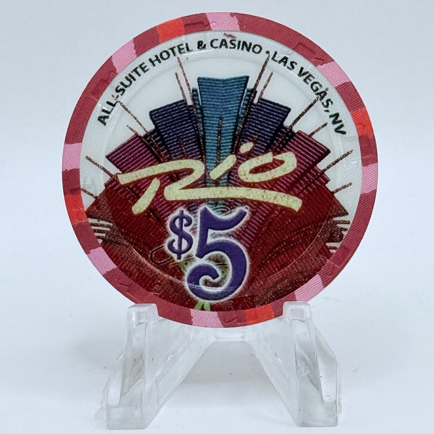Rio Las Vegas Nevada 2006 'I Bar Ultra Lounge' LE $5 Casino Chip E5269