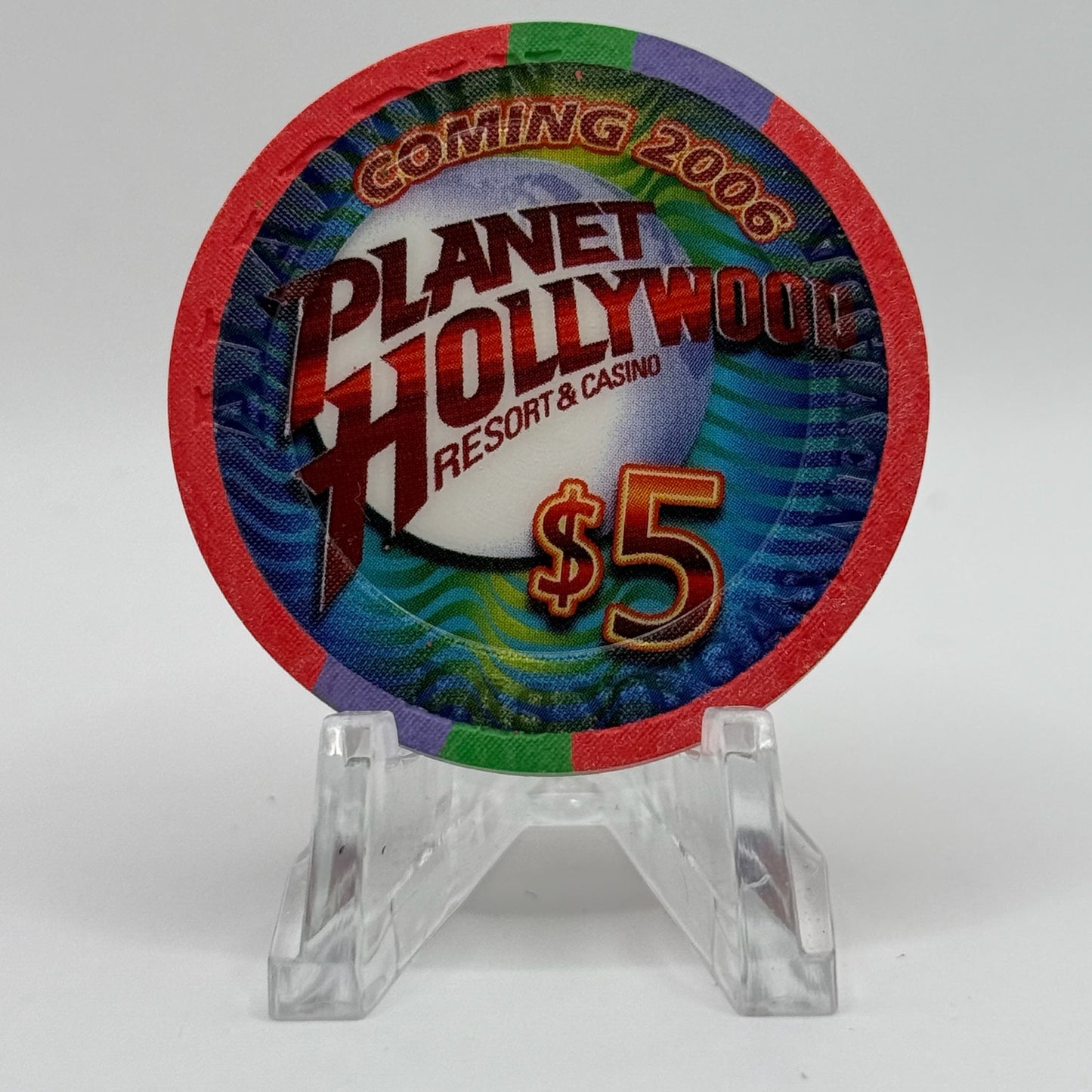 Aladdin Resort & Casino Las Vegas Nevada 2006 'Ricardo Montane' LE $5 Casino Chip E7732