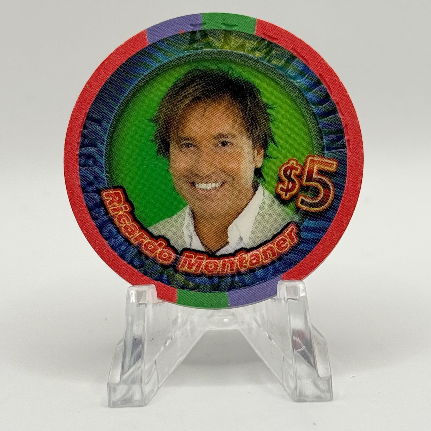 Aladdin Resort & Casino Las Vegas Nevada 2006 'Ricardo Montane' LE $5 Casino Chip E7732