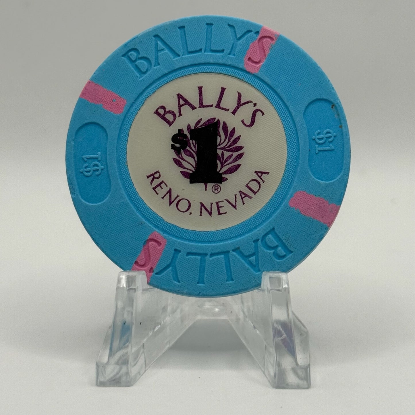 Bally's Reno Nevada 1986 $1 Casino Chip N4952
