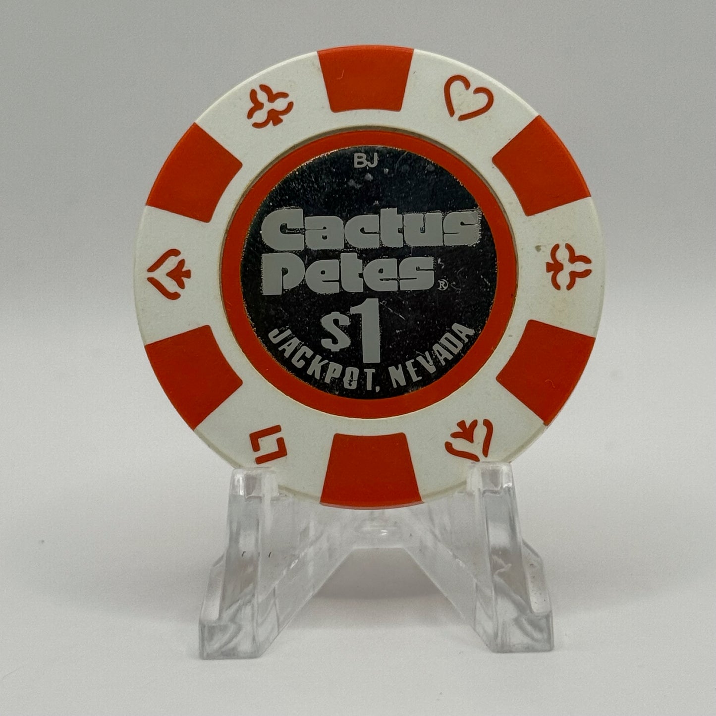 Cactus Pete's Resort Casino Jackpot Nevada 2016 $1 Casino Chip D2461