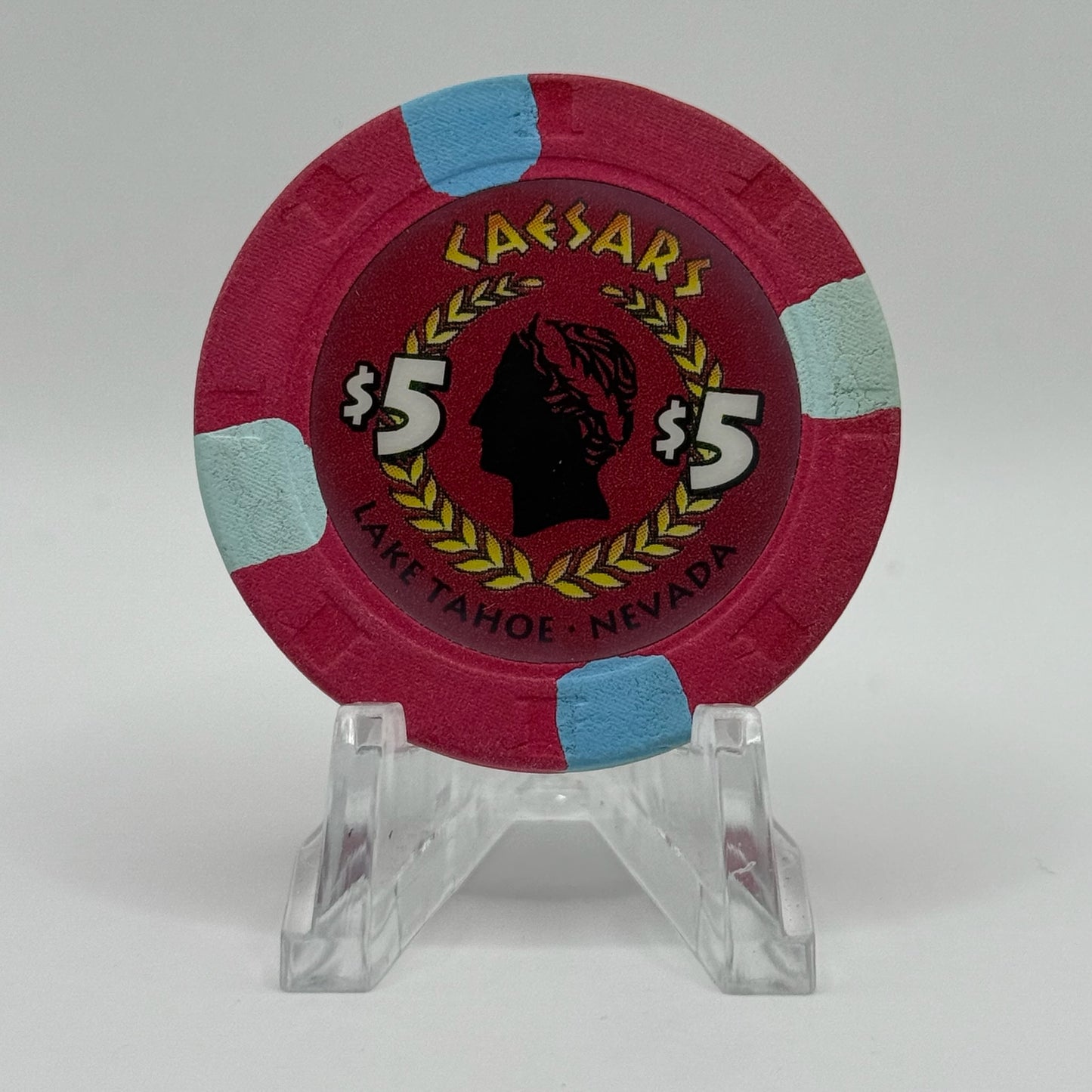 Caesars Tahoe Lake Tahoe Nevada 1997 $5 Casino Chip N9415