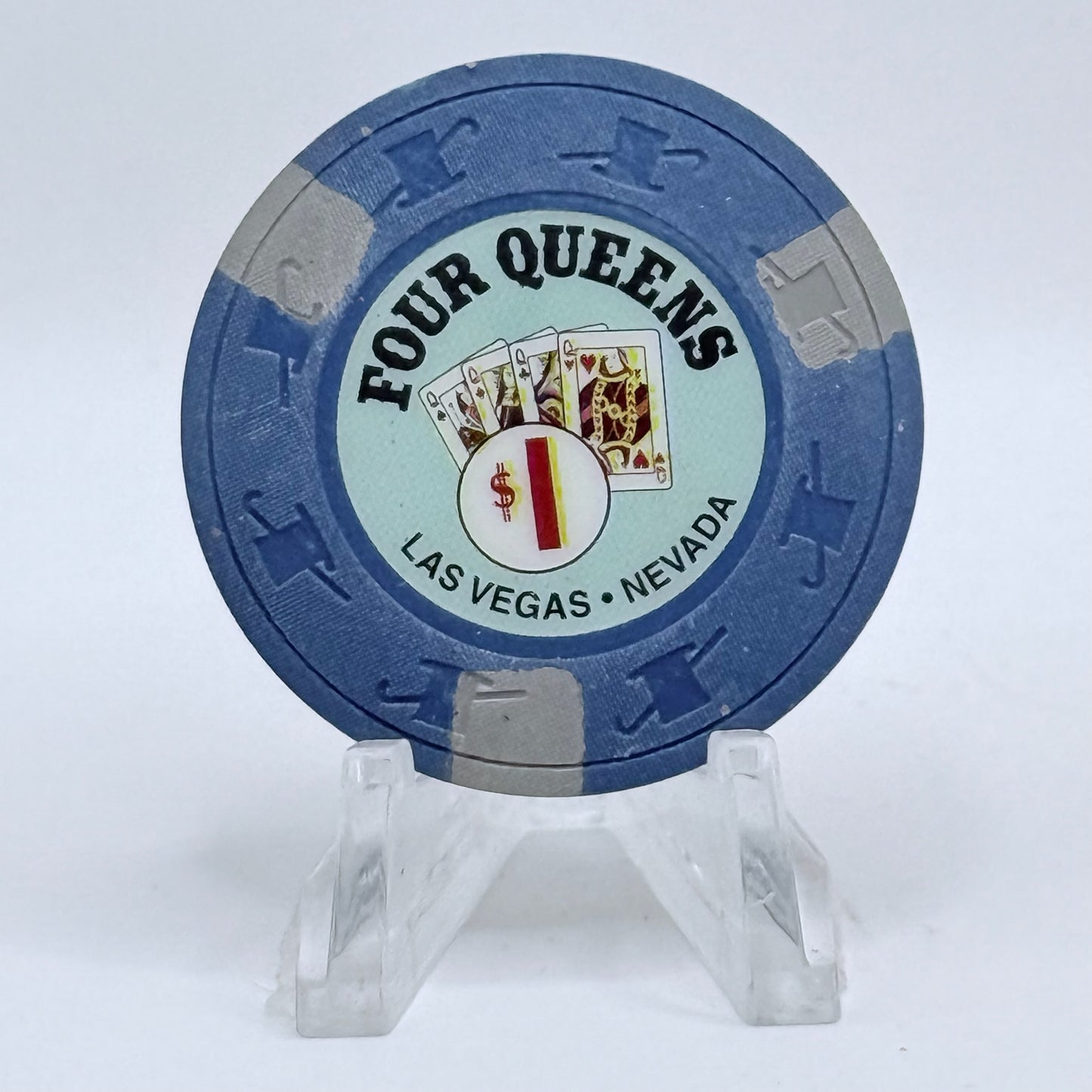 Four Queens Las Vegas Nevada 2001 LE $1 Casino Chip V8523