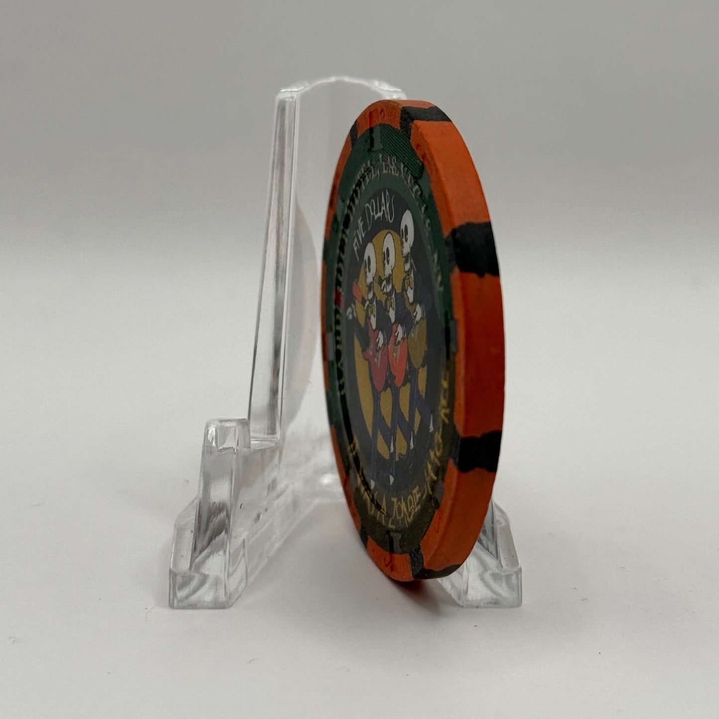 Hard Rock - Las Vegas Las Vegas Nevada 1997 'Halloween' LE $5 Casino Chip N9852