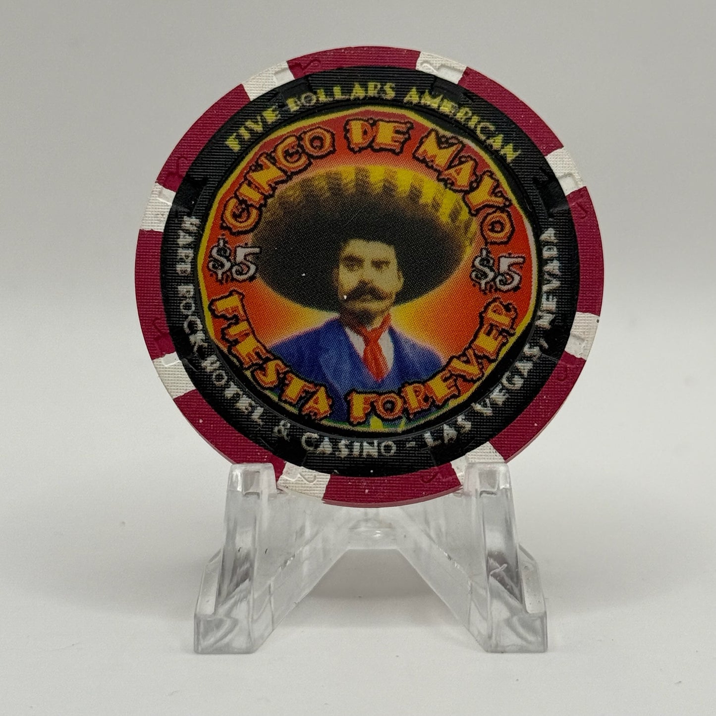 Hard Rock - Las Vegas Las Vegas Nevada 2001 'Cinco De Mayo' LE $5 Casino Chip V6051