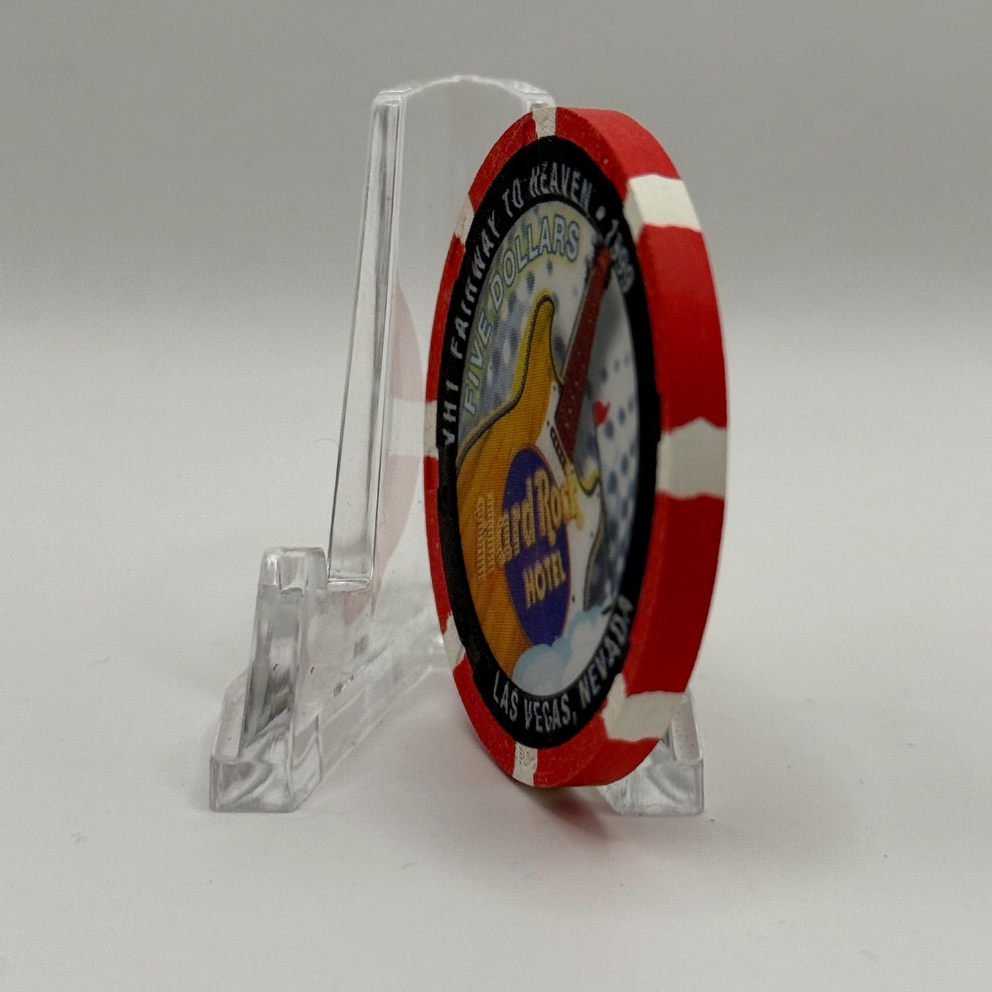 Hard Rock - Las Vegas Las Vegas Nevada 1999 'Fairway to Heaven VI' LE $5 Casino Chip V4433