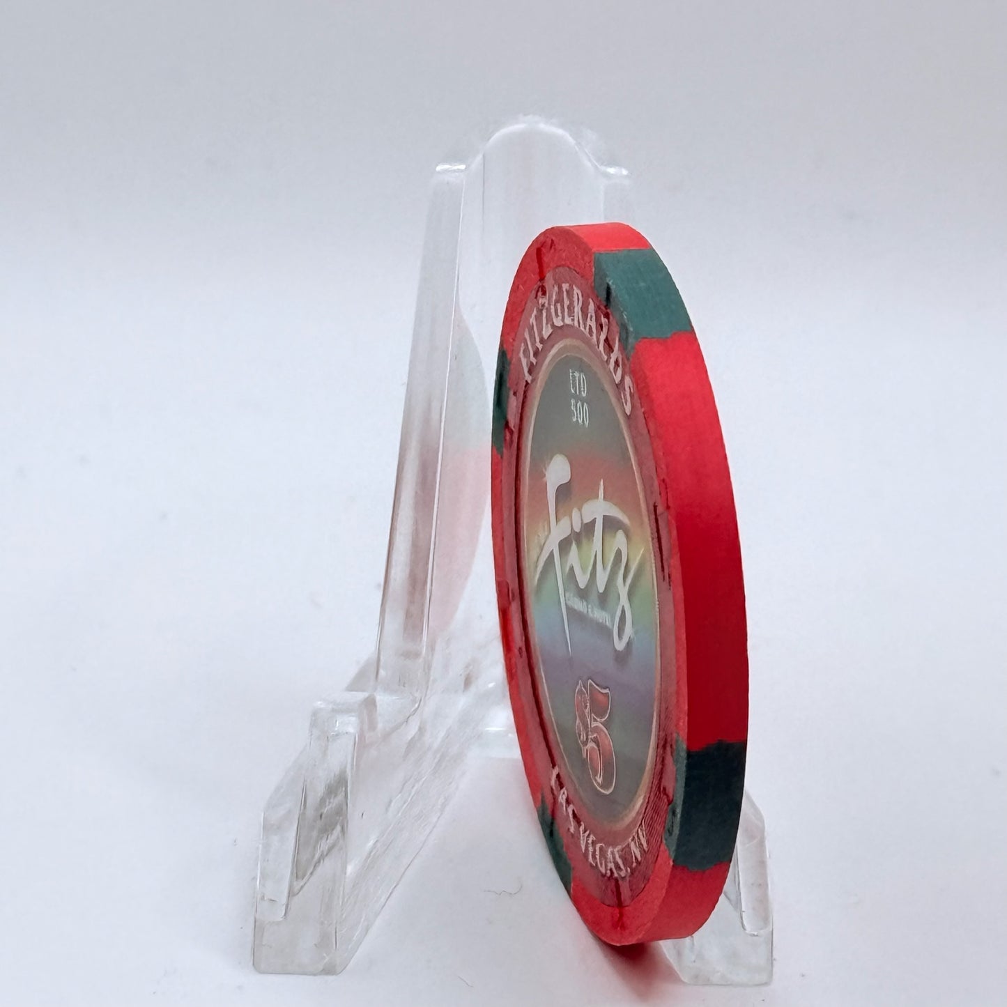 Fitzgeralds (Fitz) Las Vegas Nevada 2006 'St Patrick's Day' LE $5 Casino Chip E5380