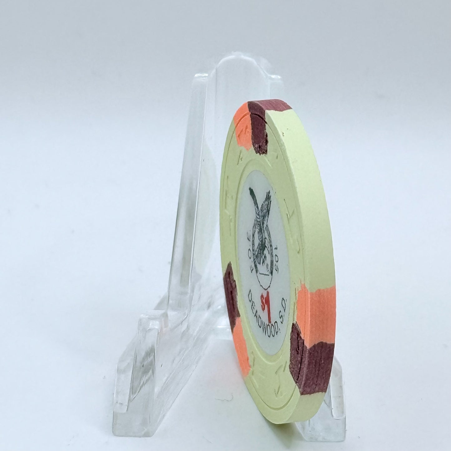 F.O.E. 105 Deadwood South Dakota 1990 $1 Casino Chip D3100