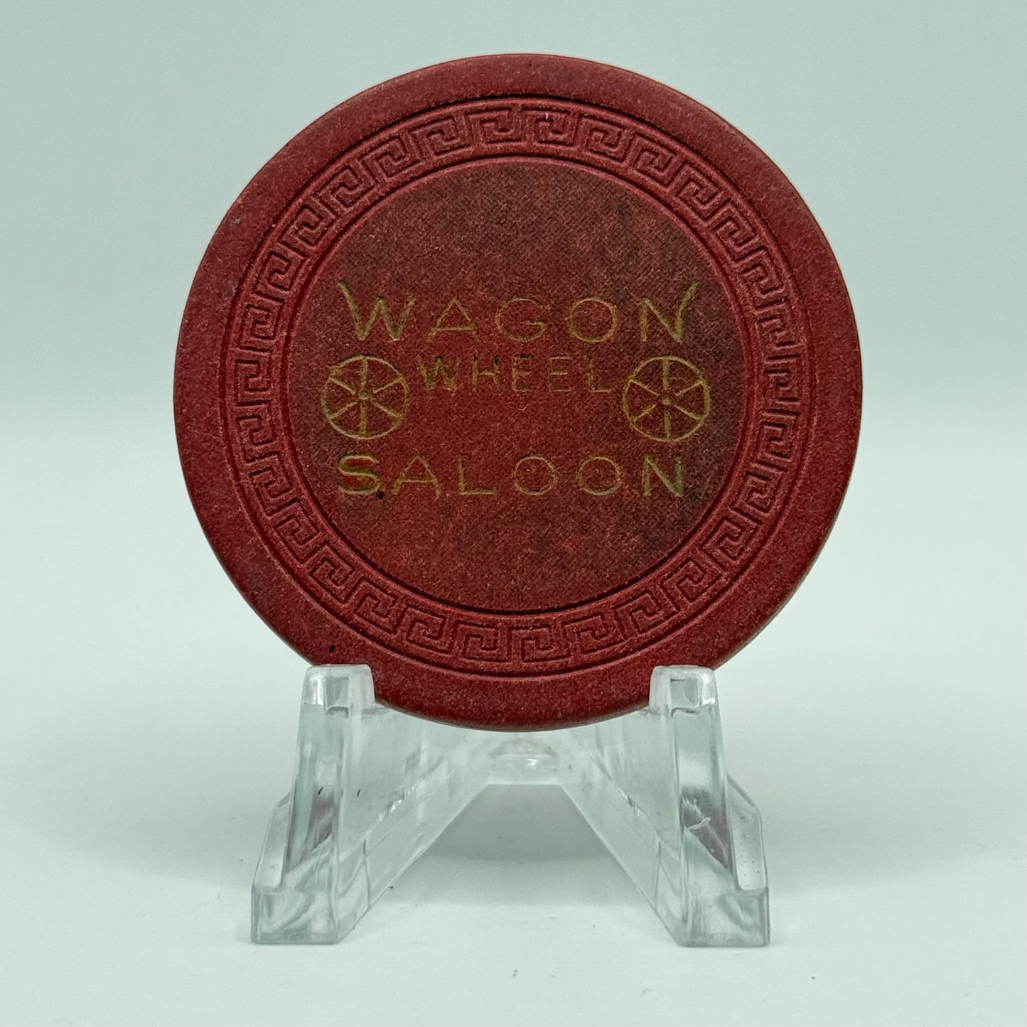 Harvey's (Wagon Wheel) Lake Tahoe Nevada 1940 $0.25 Casino Chip N7387