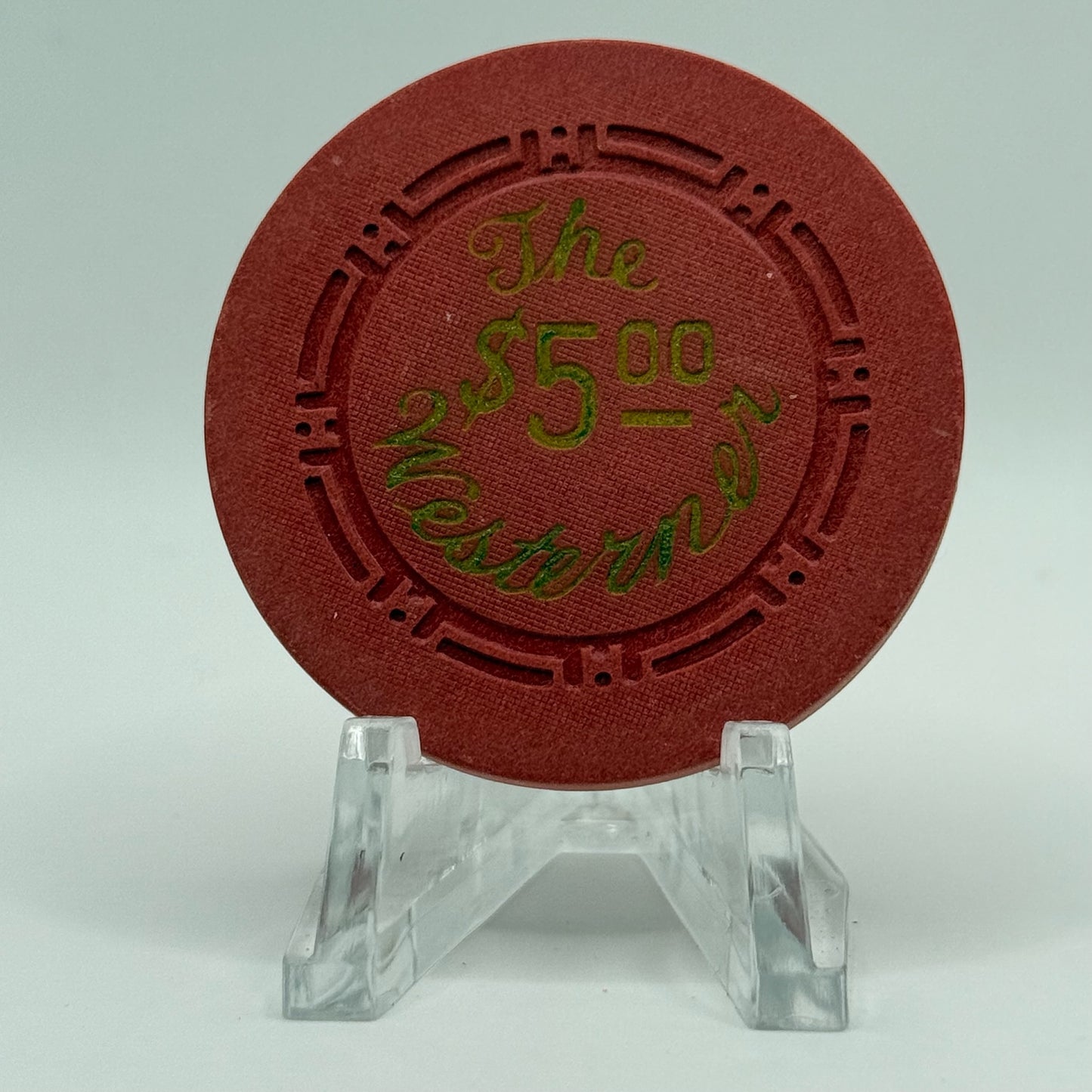 The Westerner Las Vegas Nevada 1953 $5 Casino Chip N2301