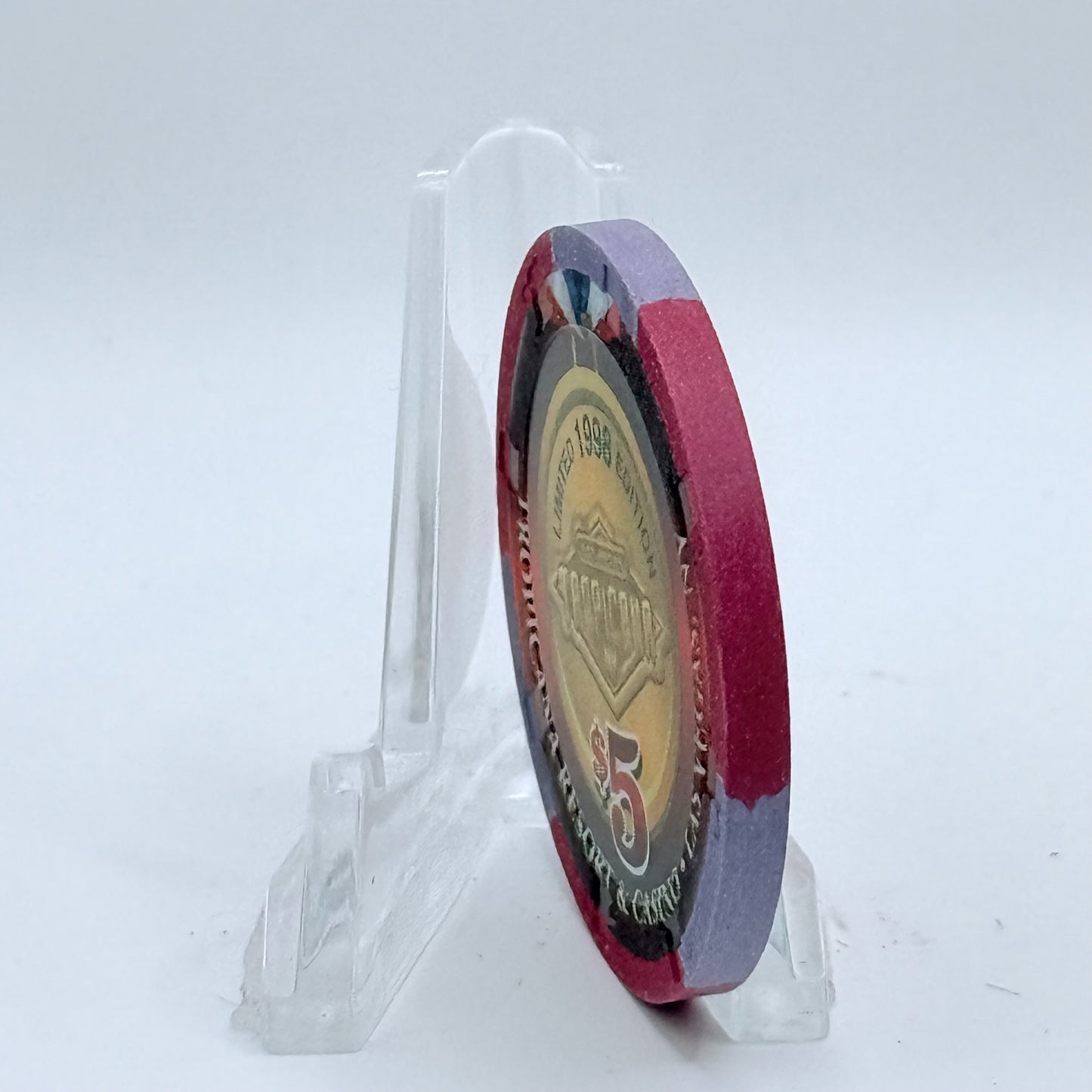 Tropicana Las Vegas Nevada 1998 'Win with America's Team' Series 14 LE Casino Chip V1665