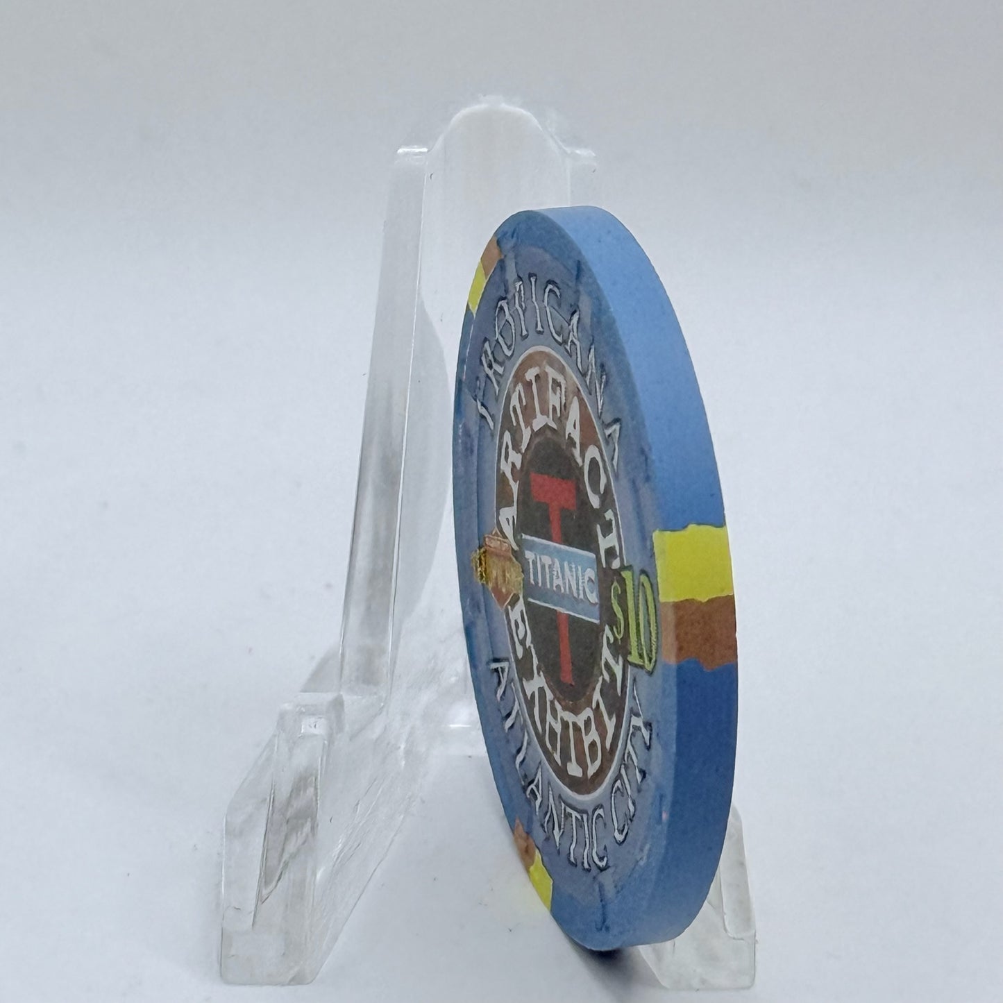 Tropicana Atlantic City New Jersey 2000 'Titanic, The Artifact Exhibit' LE $10 Casino Chip