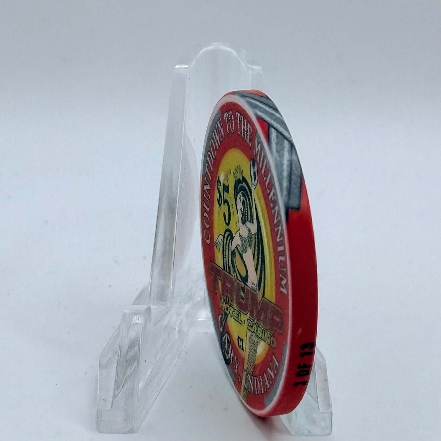 Trump Casino Gary Indiana 'Sam Bass' Series 10 LE $5 Casino Chip