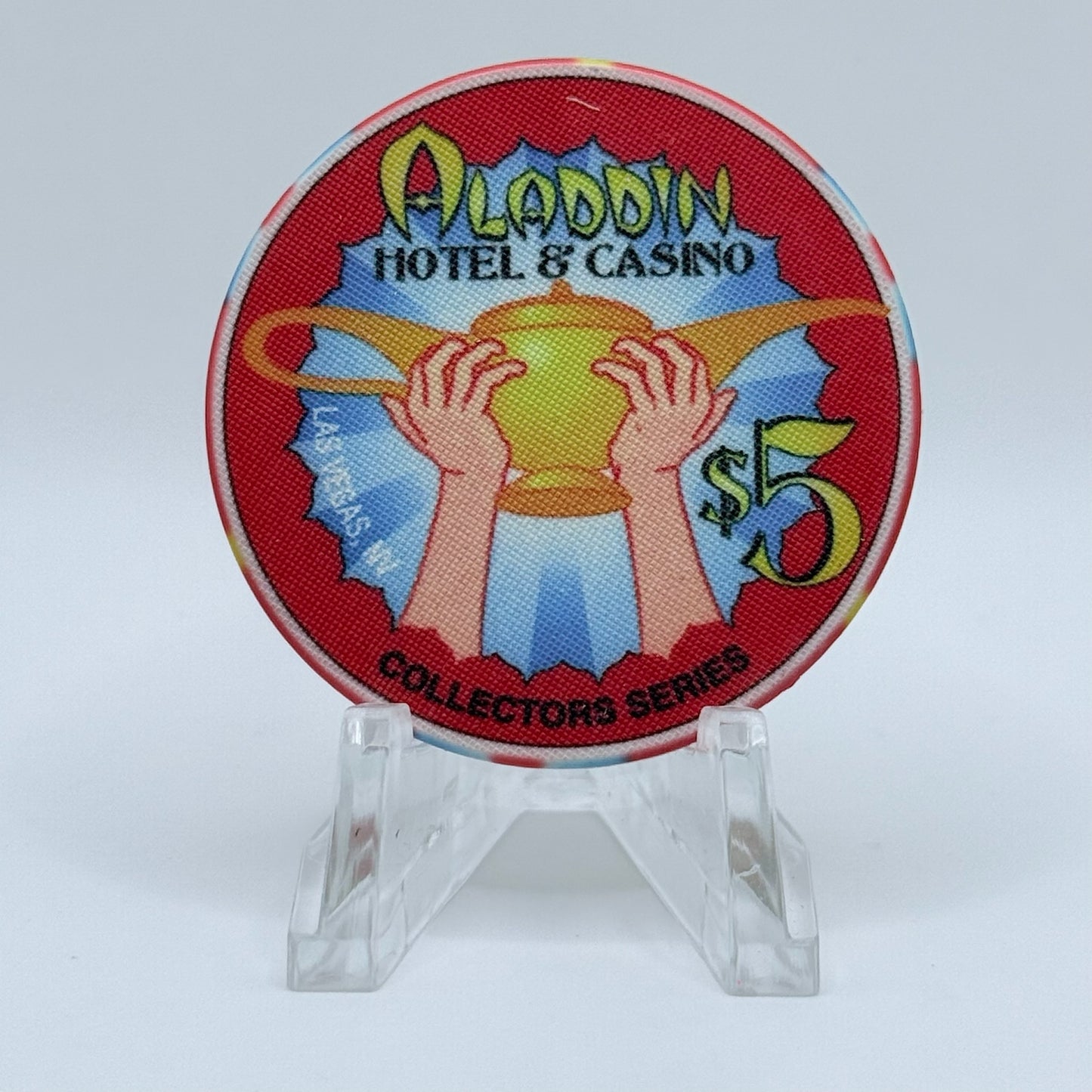 Aladdin Las Vegas Nevada 1995 LE $5 Casino Chip N0657