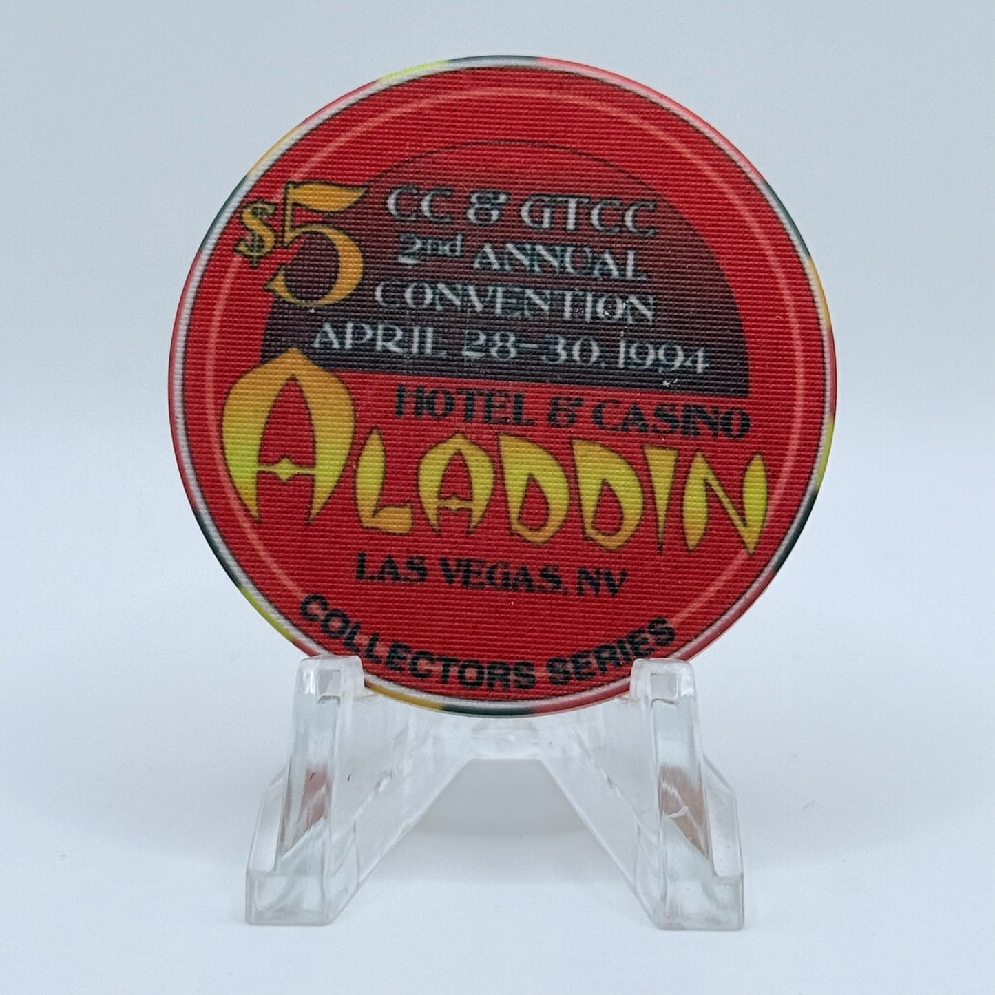Aladdin Las Vegas Nevada 1994 LE $5 Casino Chip N0656