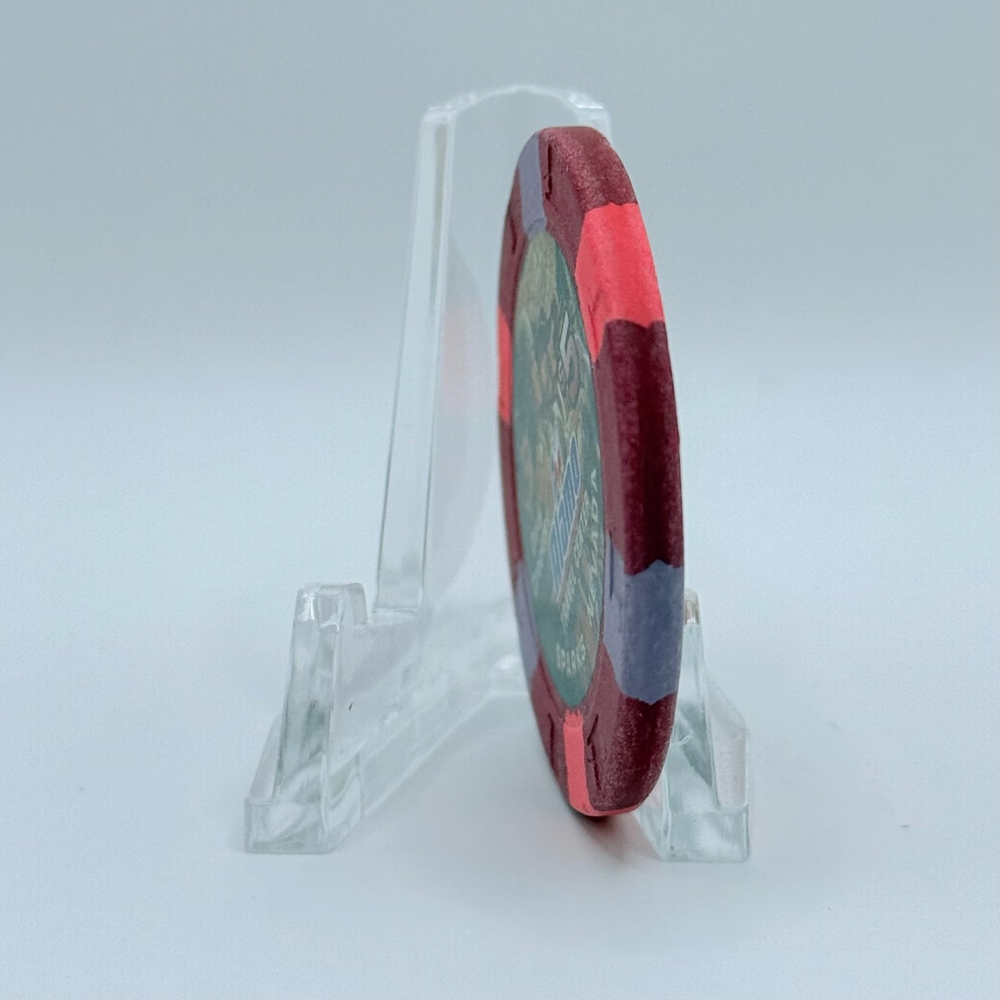 Alamo Travel Center Sparks Nevada 1997 'Davy Crockett' $5 Casino Chip N8387