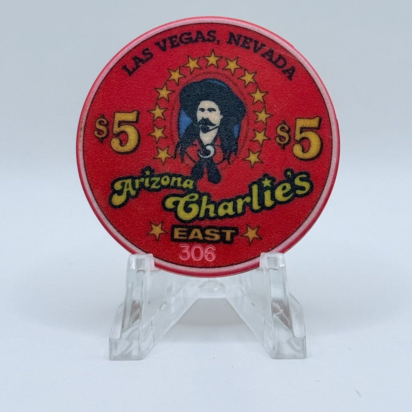 Arizona Charlie's Boulder (East) Las Vegas Nevada 2000 'Grand Opening' LE $5 Casino Chip V3671
