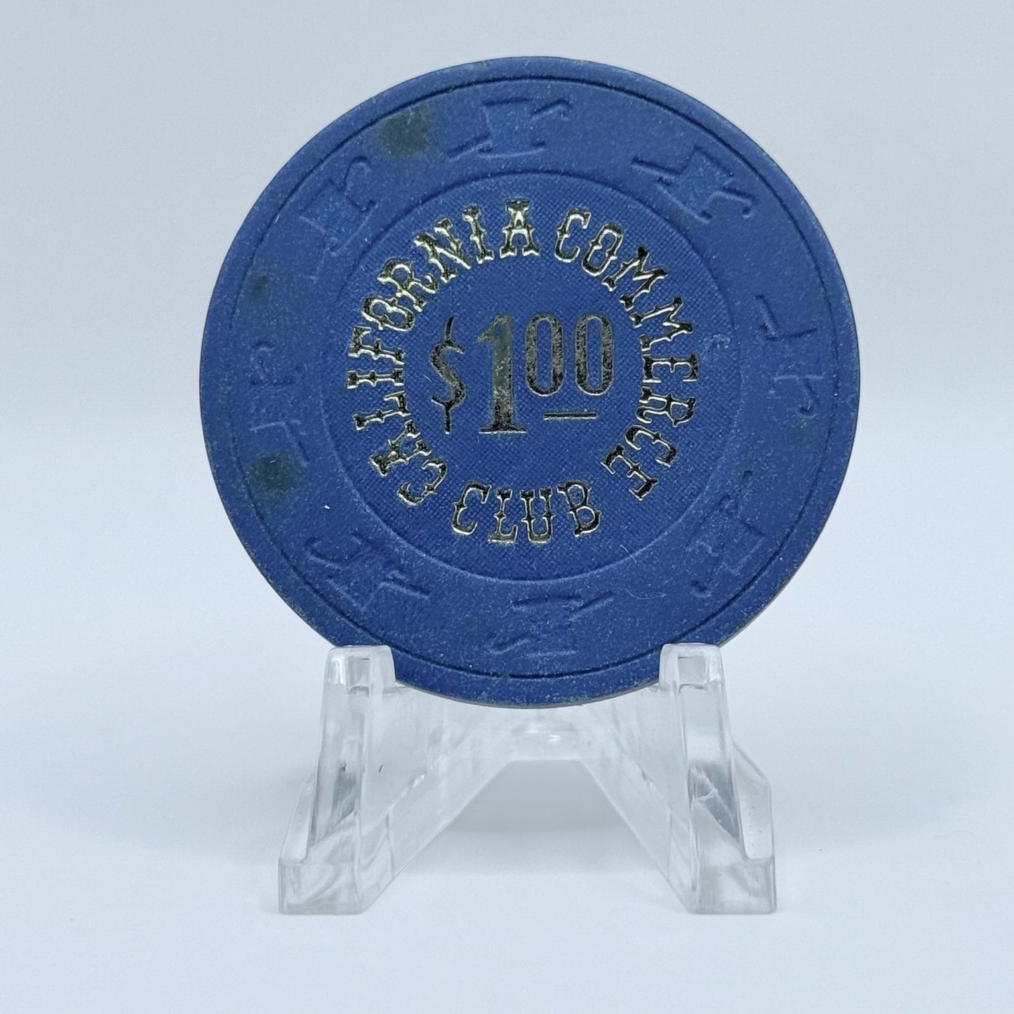 California Commerce Club Commerce California $1 Casino Chip