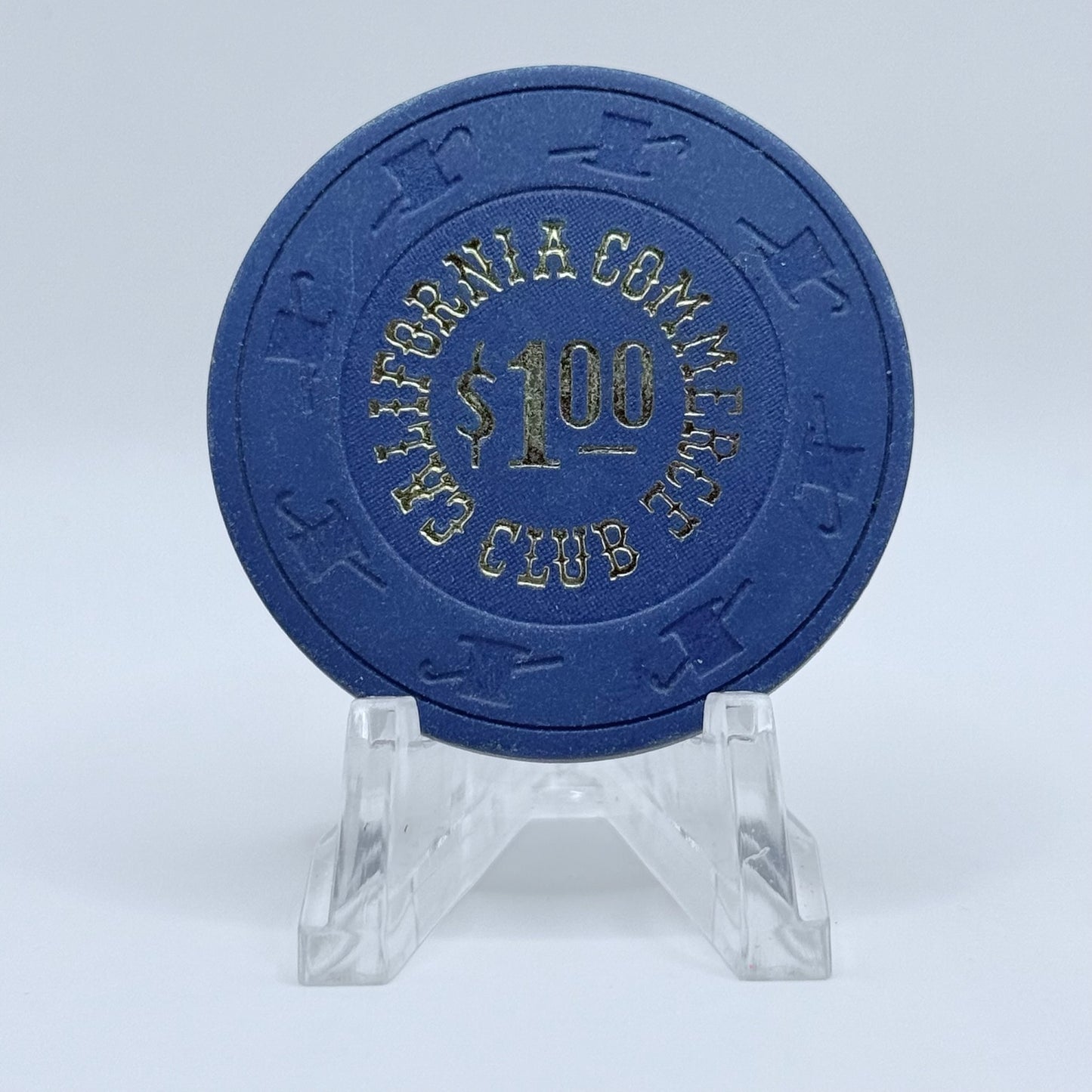 California Commerce Club Commerce California $1 Casino Chip