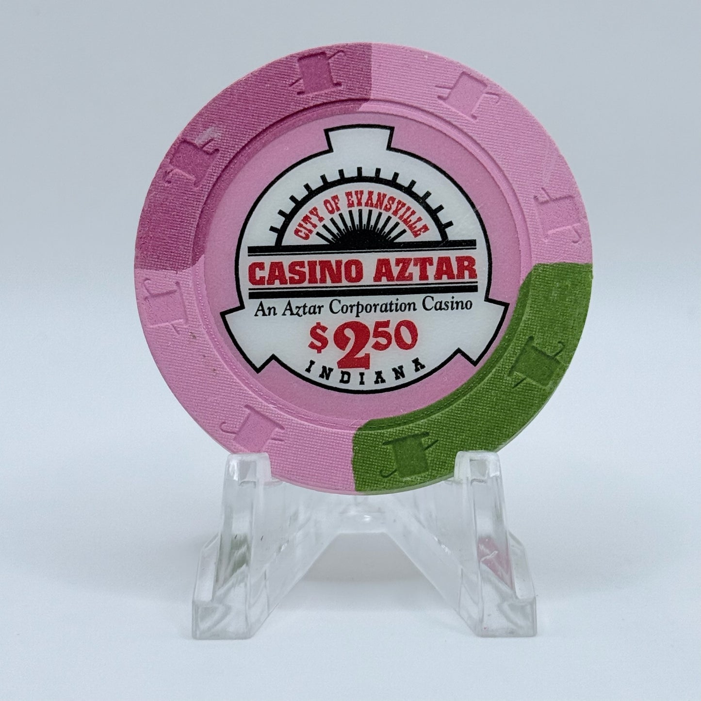 Casino Aztar Evansville Indiana $2.50 Casino Chip