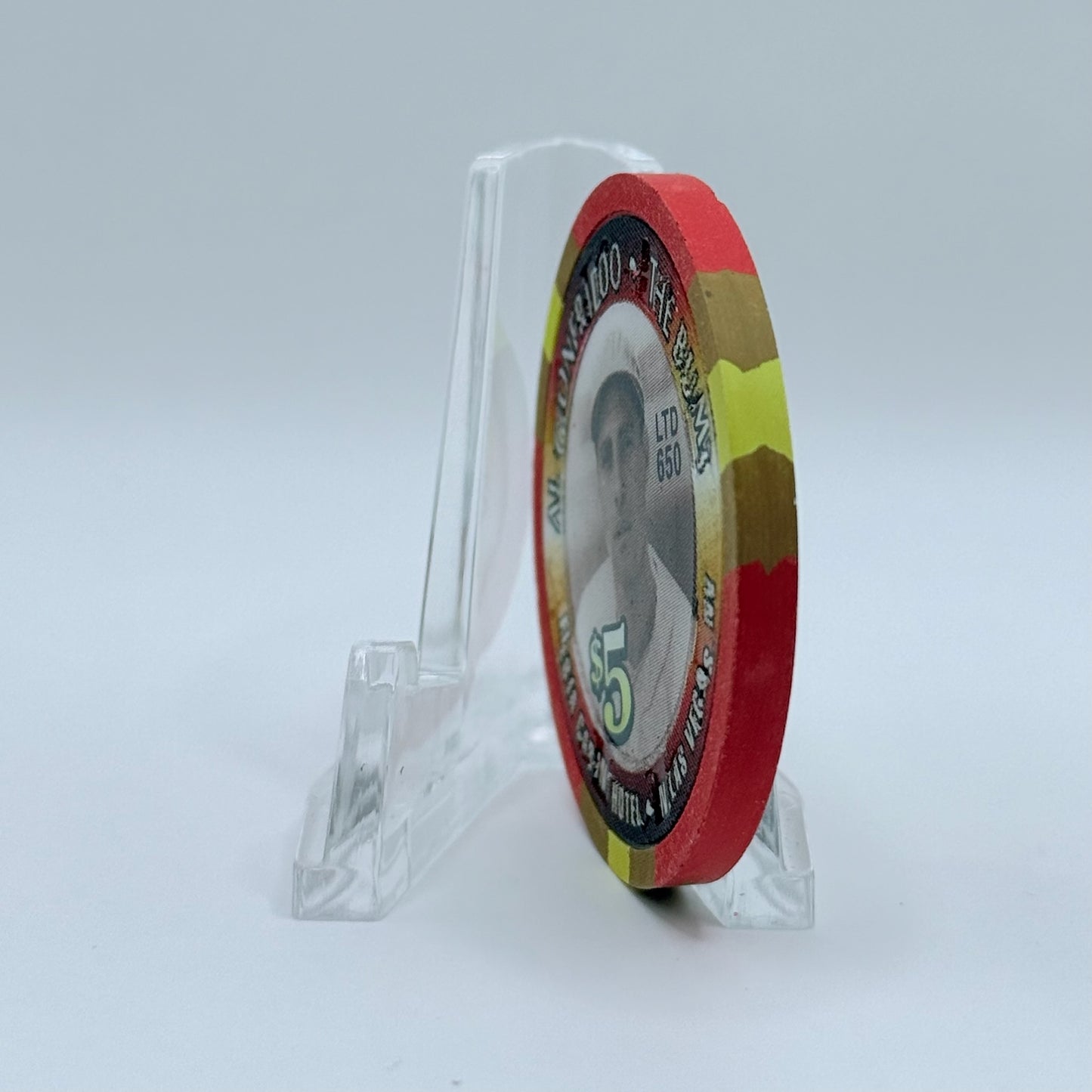 Fiesta Rancho N. Las Vegas Nevada 1998 'Al Gionfriddo' LE $5 Casino Chip V2419