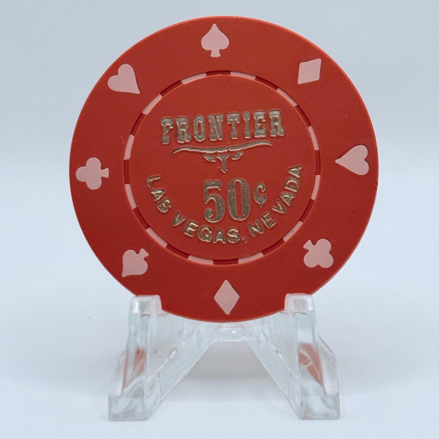 Frontier Hotel Las Vegas Nevada 1980 $0.50 Casino Chip N1684