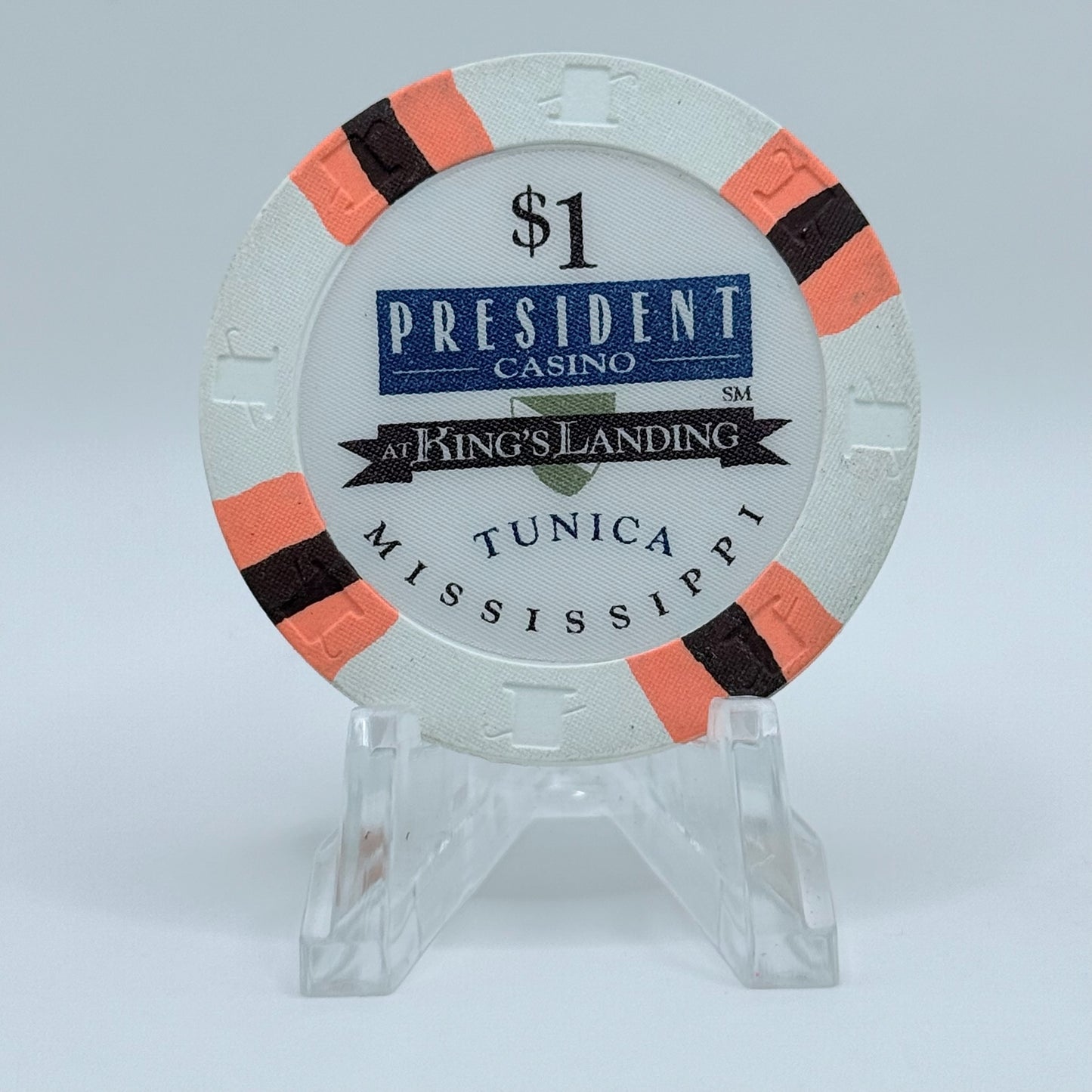 President Tunica Mississippi Series 1 $1 Casino Chip