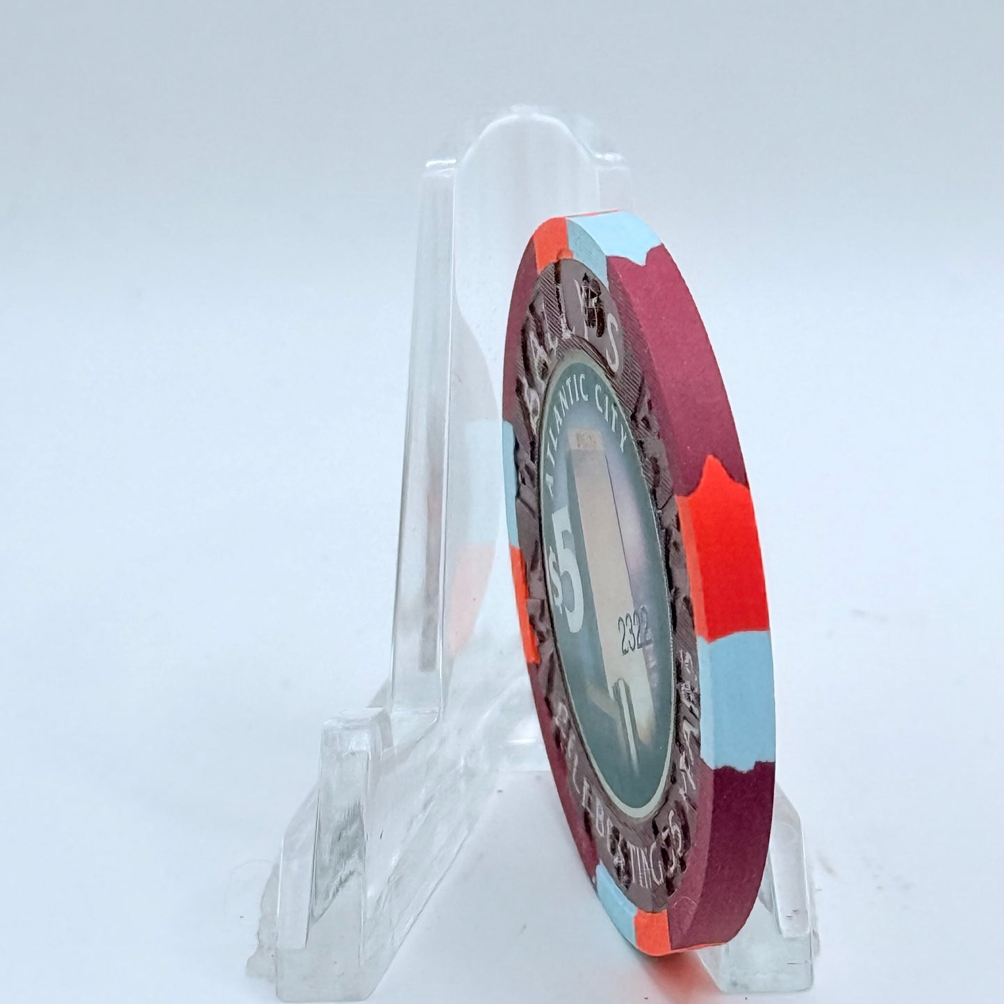 Bally's (Park Place) (Wild Wild West) Atlantic City New Jersey '25th Anniversary' LE $5 Casino Chip