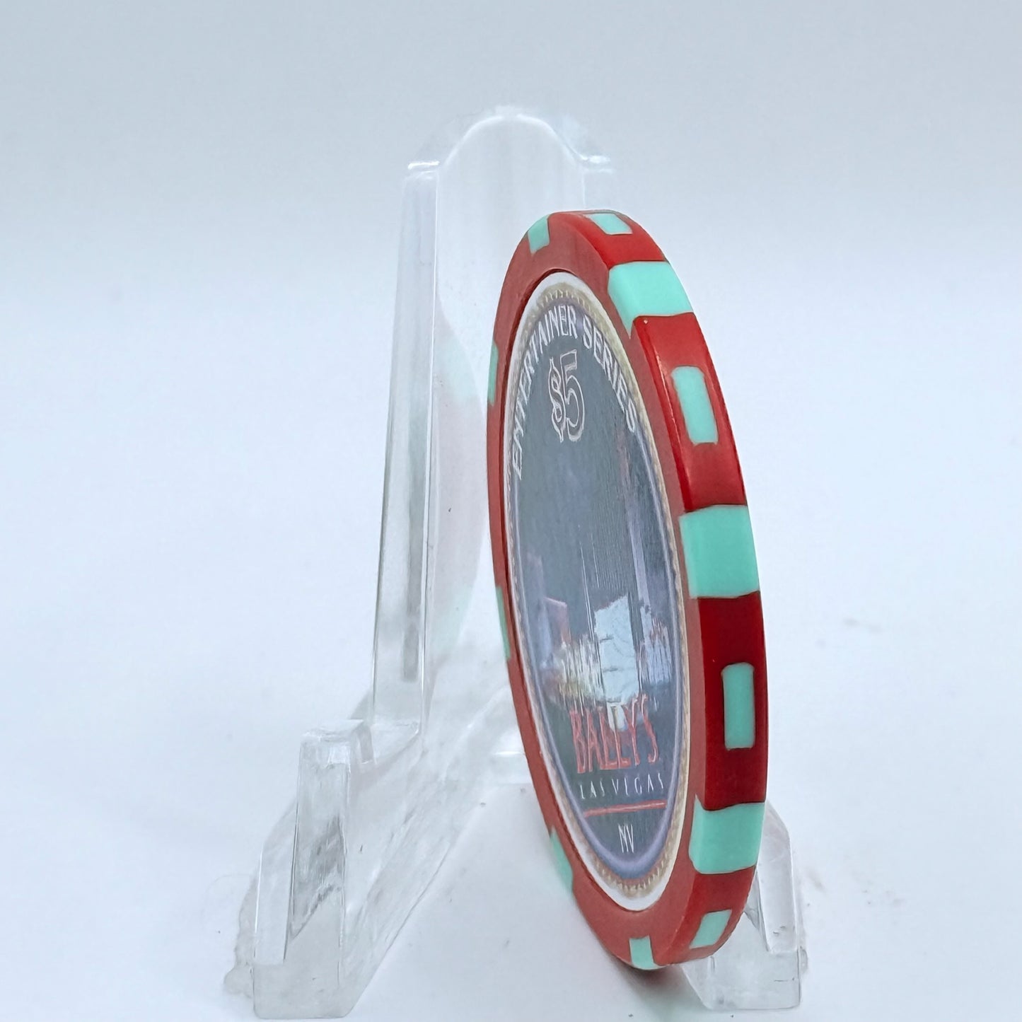 Bally's Las Vegas Nevada 1997 'George Carlin' LE $5 Casino Chip N7967