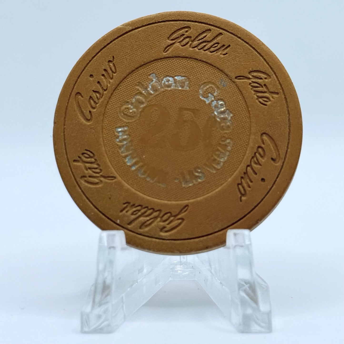Golden Gate Las Vegas Nevada $0.25 Casino Chip N1712
