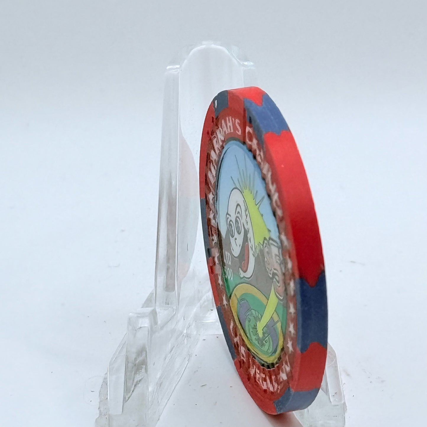 Harrah's Las Vegas Nevada 2002 'Take Me Out To Ballgame' LE $5 Casino Chip E0973