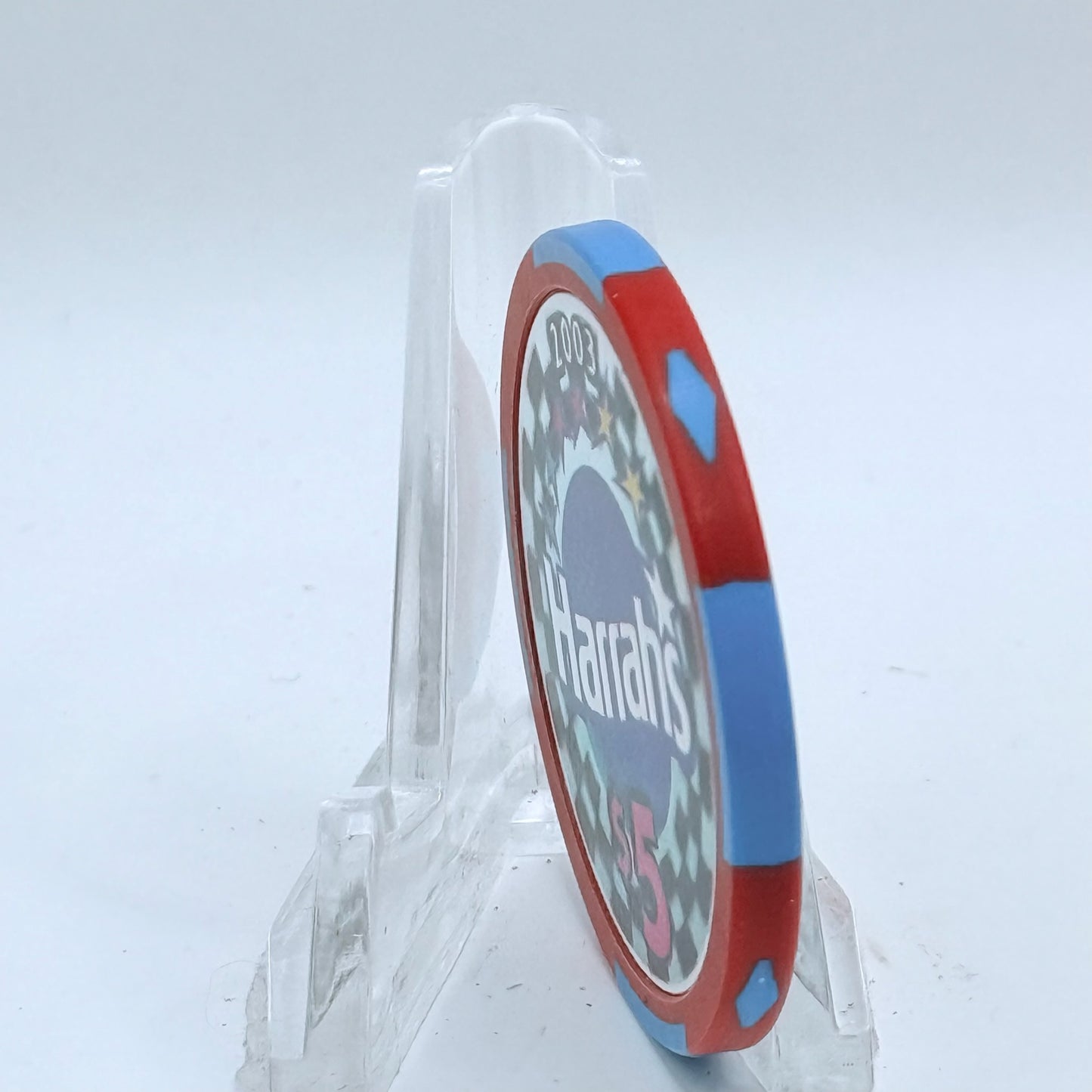 Harrah's Las Vegas Nevada 2003 'Race Car' LE $5 Casino Chip E0968