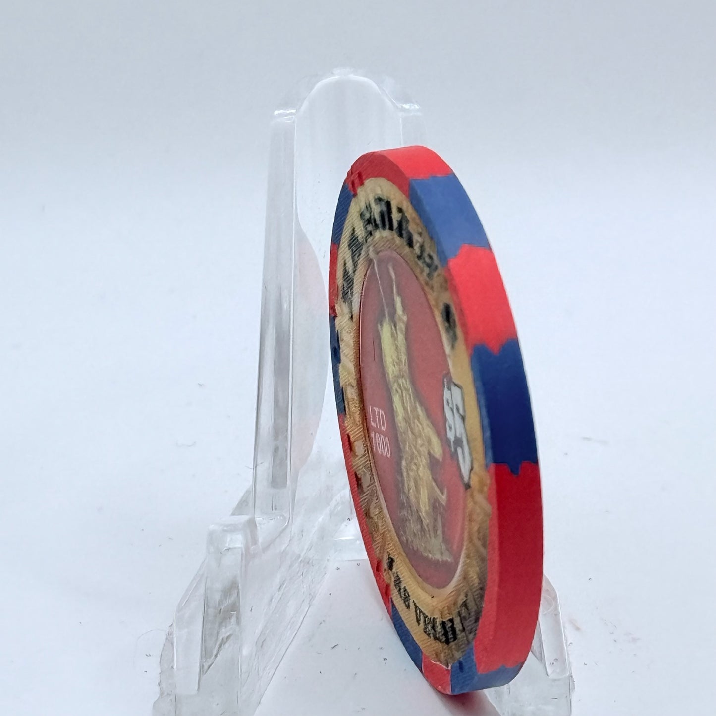 Harrah's Las Vegas Nevada 2001 'Rodeo Days' LE $5 Casino Chip V8917