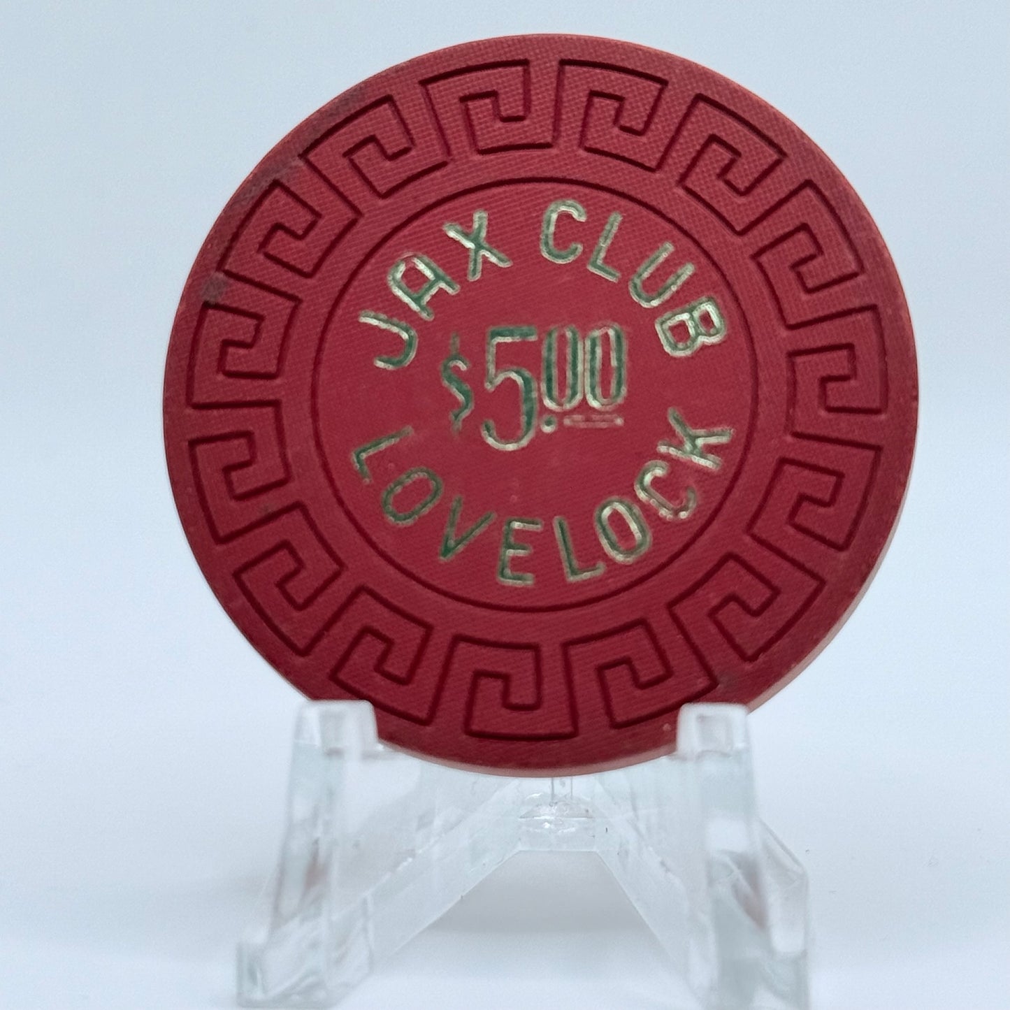 Jax Club Lovelock Nevada 1980 $5 Casino Chip N5725