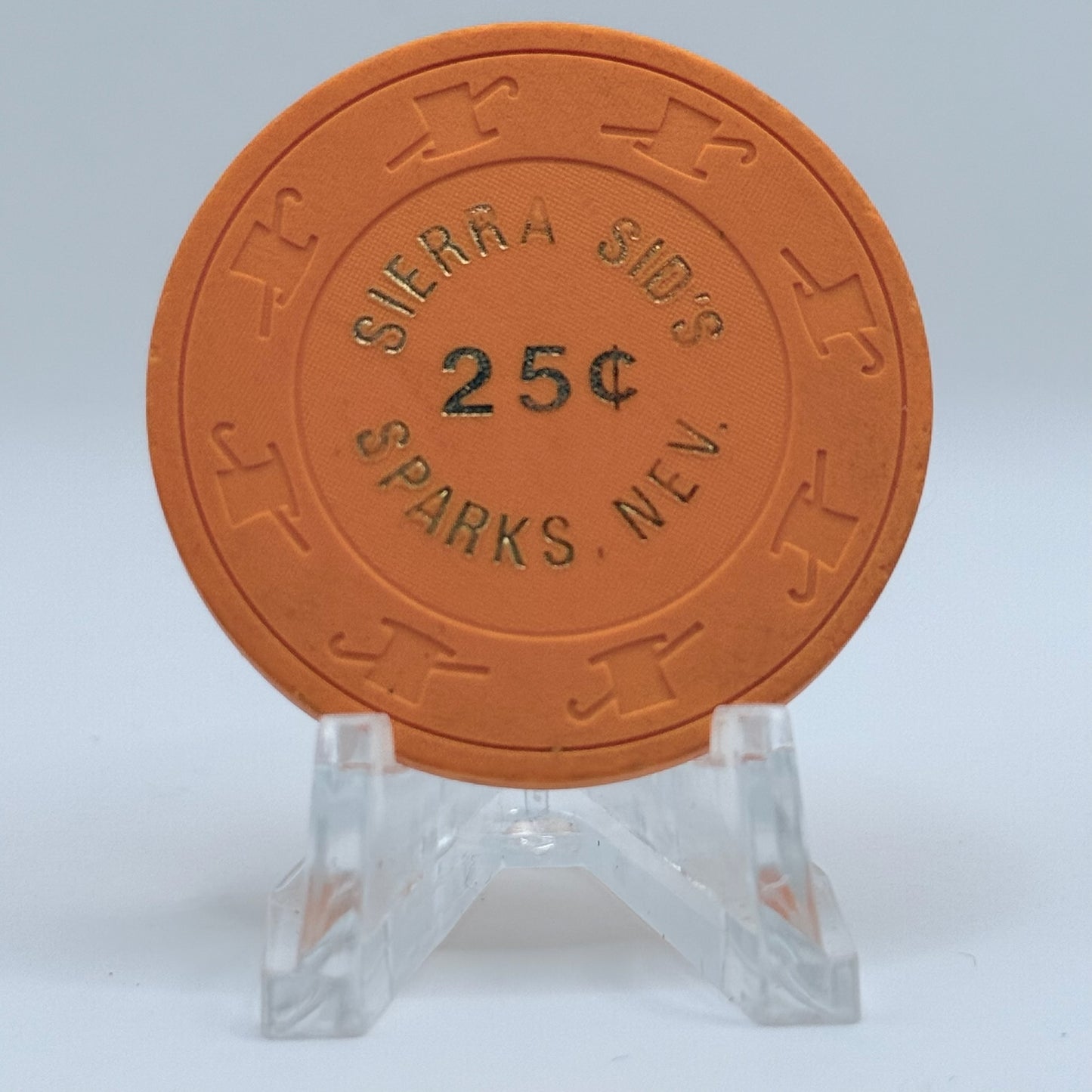 Sierra Sid's Sparks Nevada 1978 $0.25 Casino Chip N5537