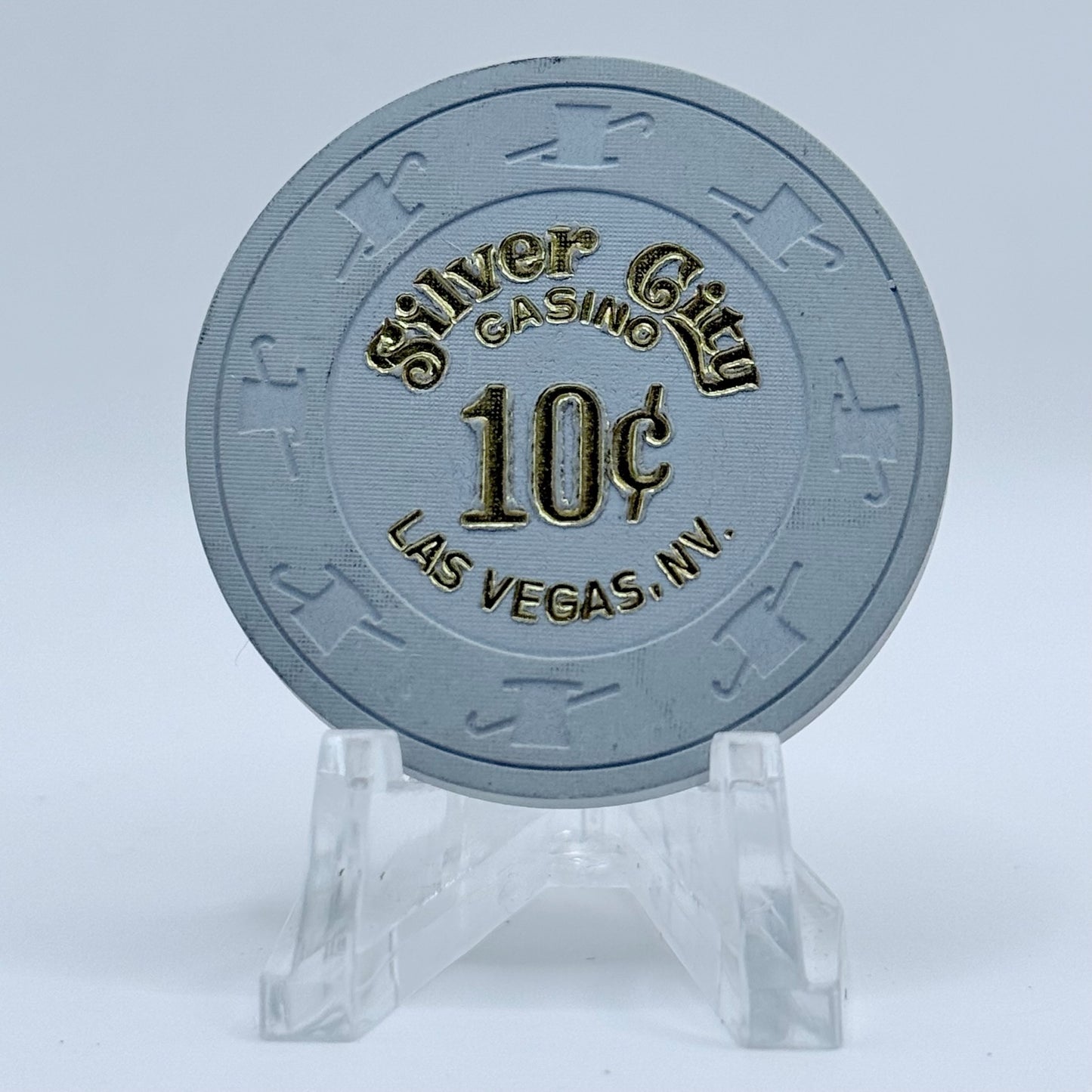 Silver City Las Vegas Nevada 1975 $0.10 Casino Chip N3230