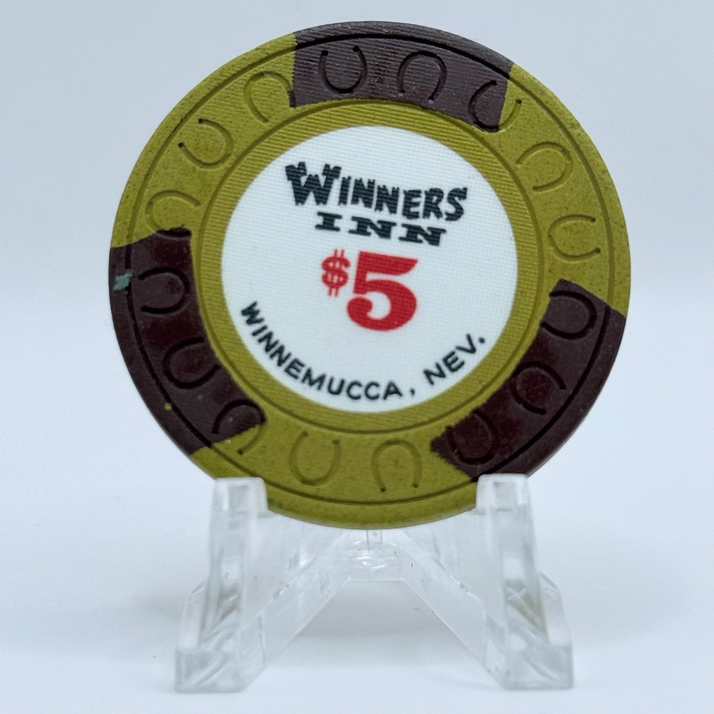 Winners Inn Winnemucca Nevada 1972 $5 Casino Chip N4368