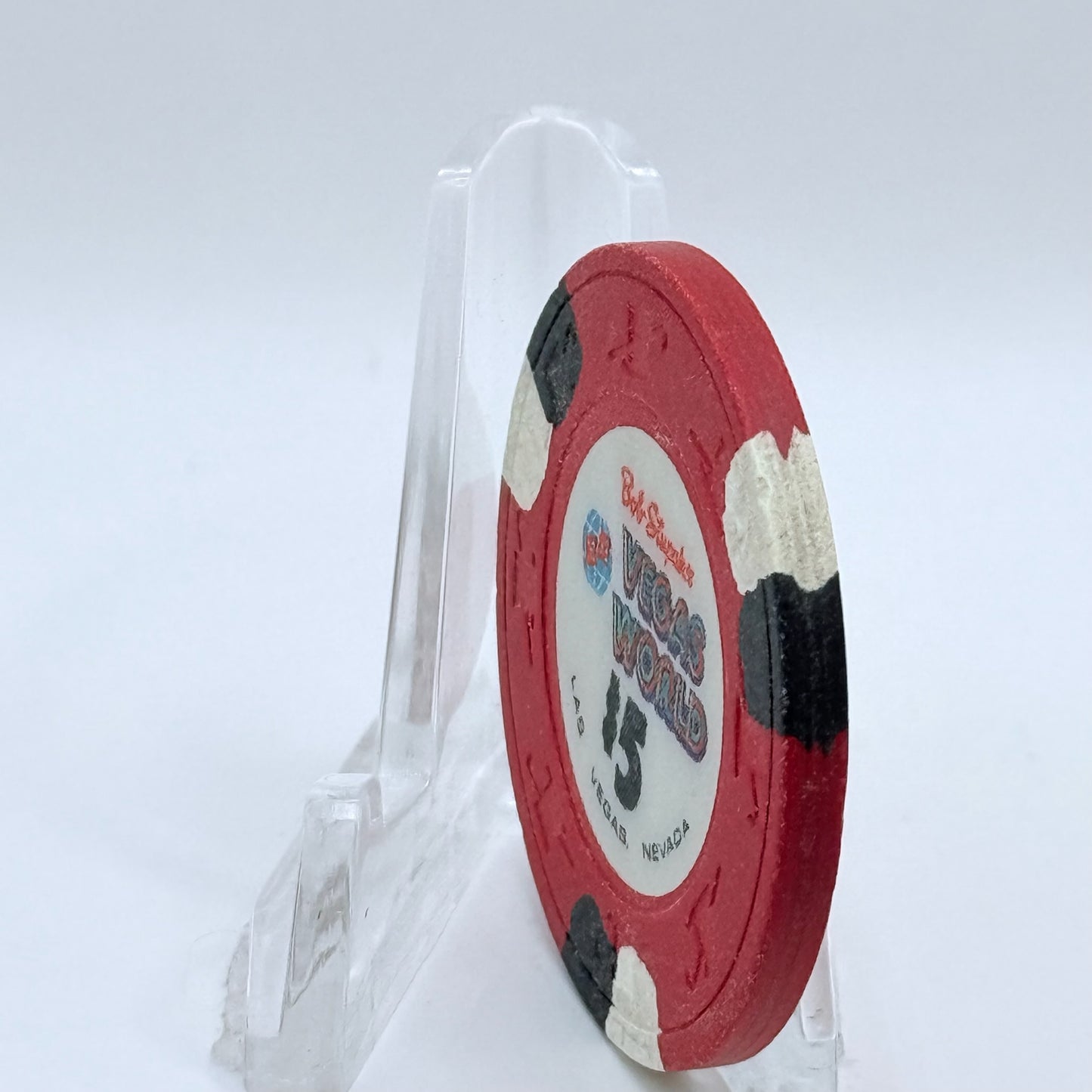 Vegas World Las Vegas Nevada 1980s $5 Casino Chip N2503