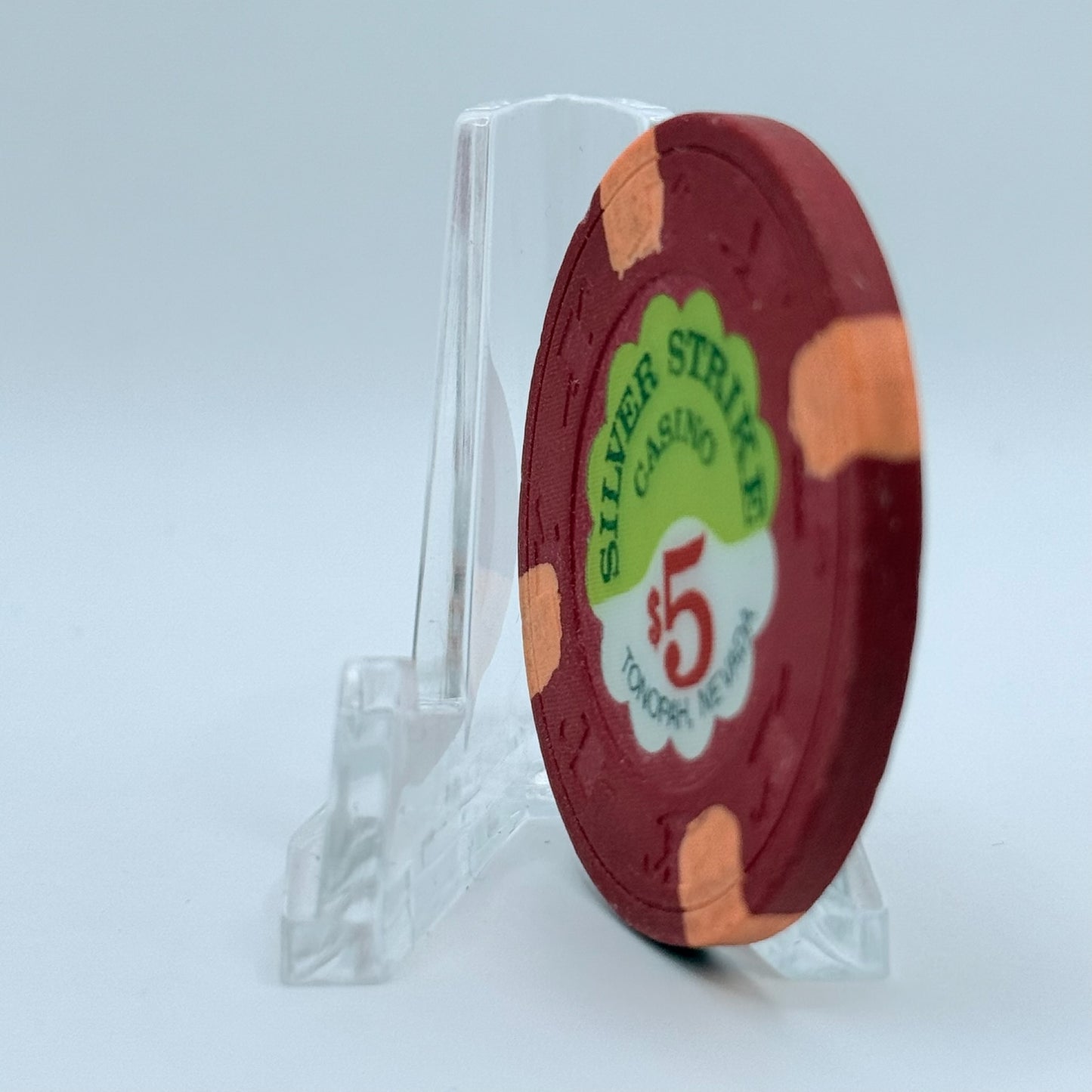 Silver Strike Tonopah Nevada 1981 $5 Casino Chip N3346