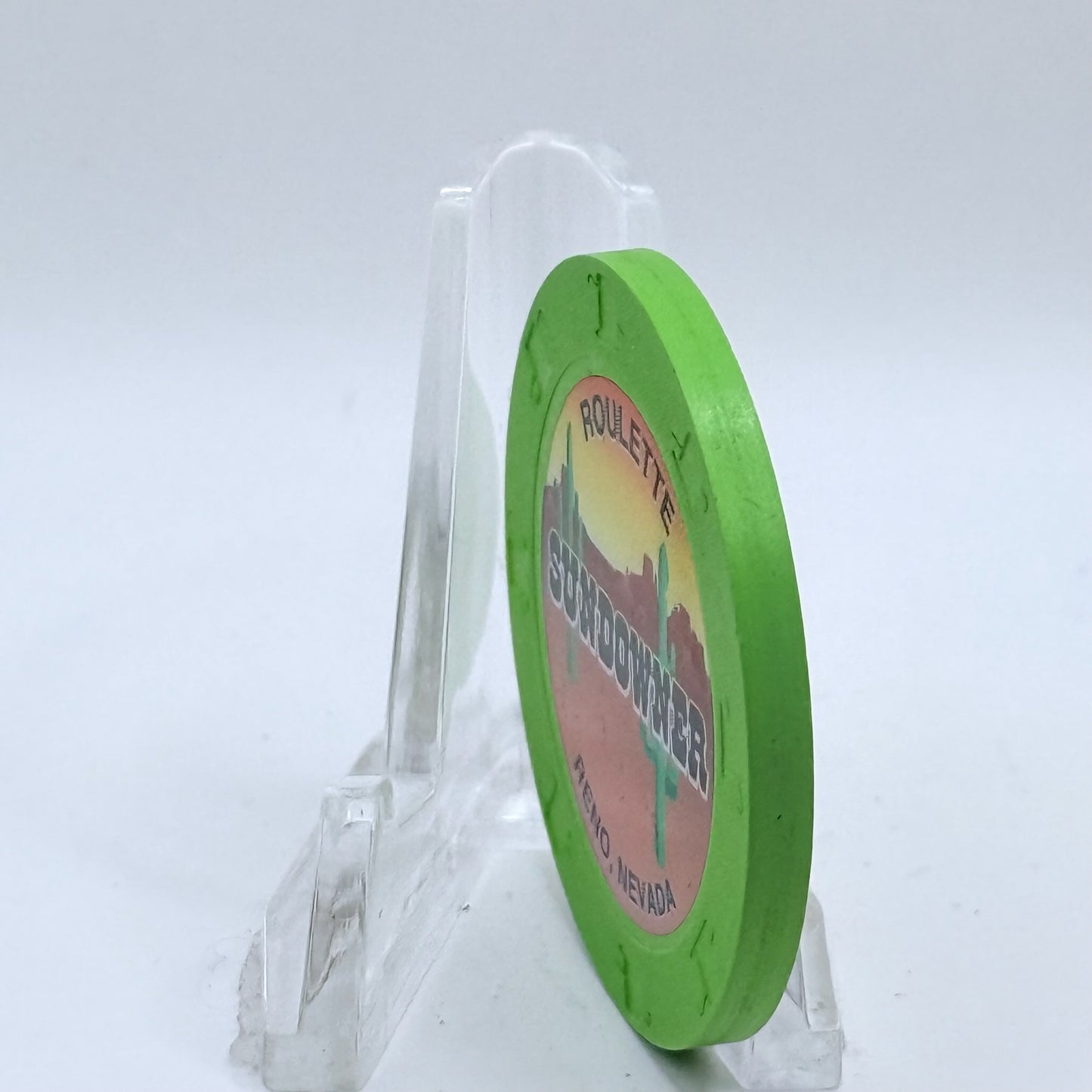 Sundowner Reno Nevada 1990s Series 3 Roulette Casino Chip E2679