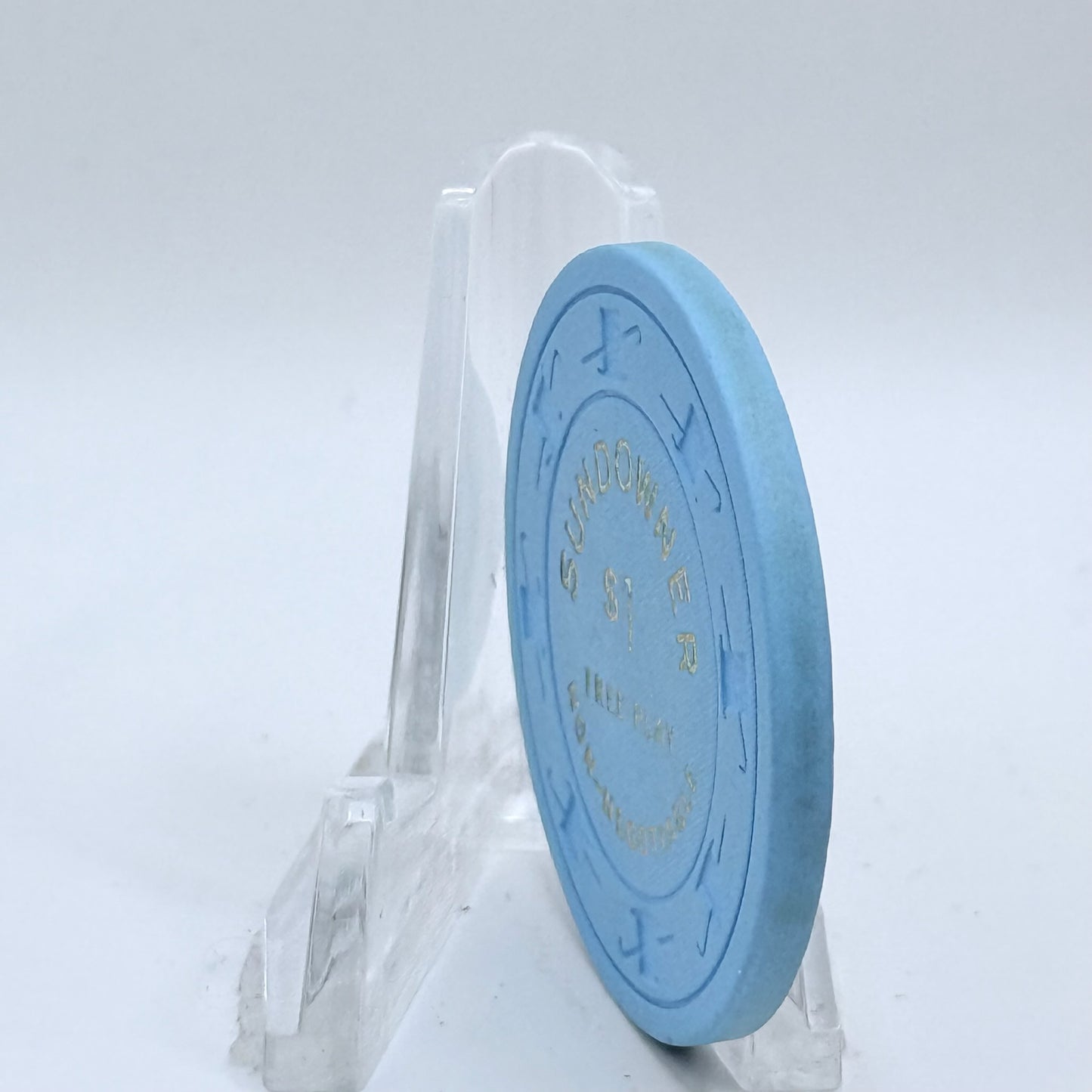 Sundowner Reno Nevada 1980s $1 NCV Casino Chip N2896