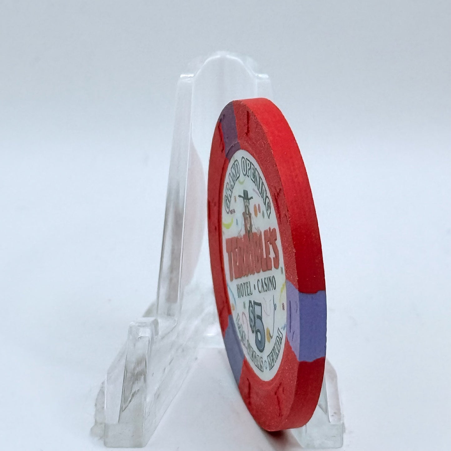 Terrible's Hotel Casino Las Vegas Nevada 2000 'Grand Opening' LE $5 Casino Chip V7419