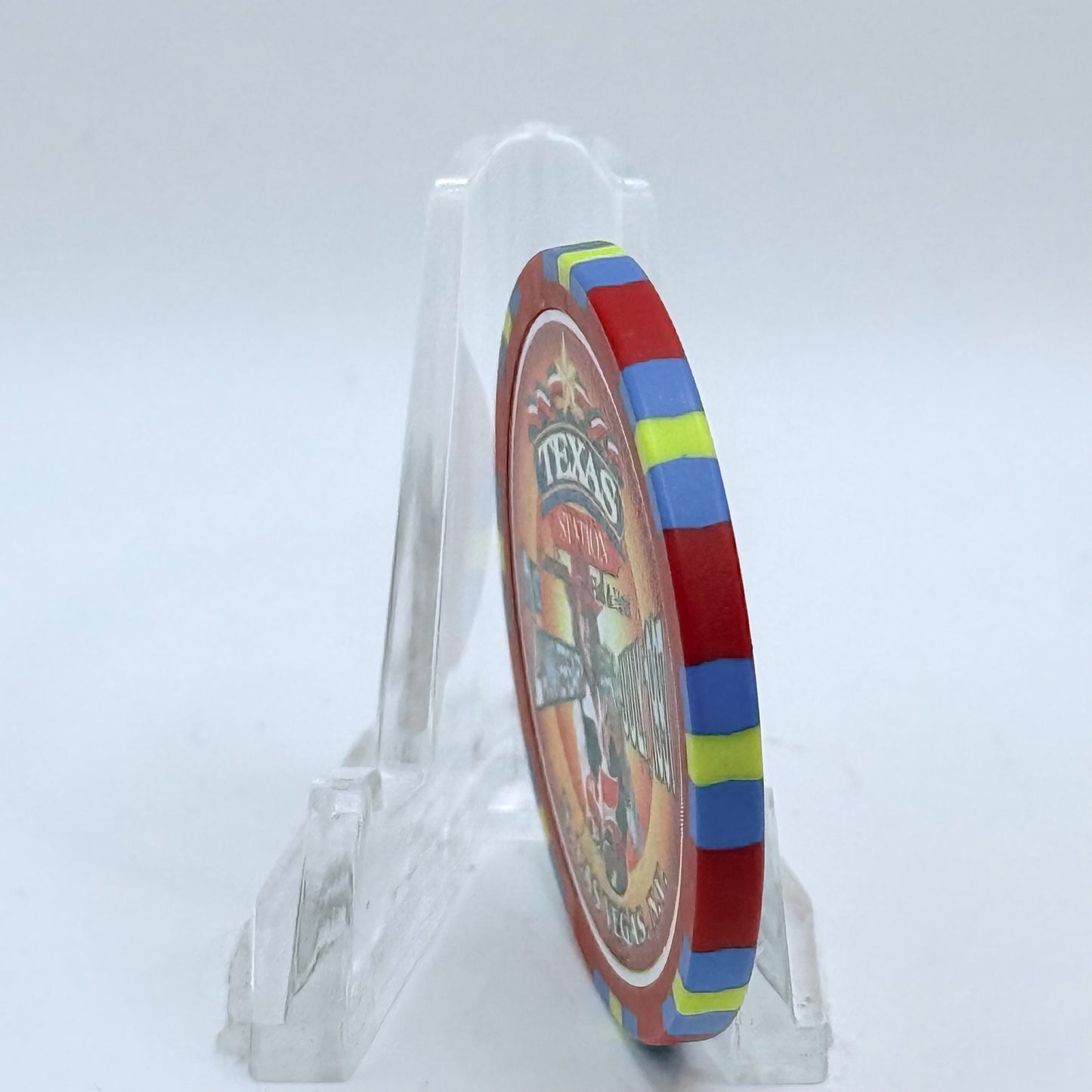 Texas Station N. Las Vegas Nevada 1997 '2nd Anniversary' LE $5 Casino Chip V1641