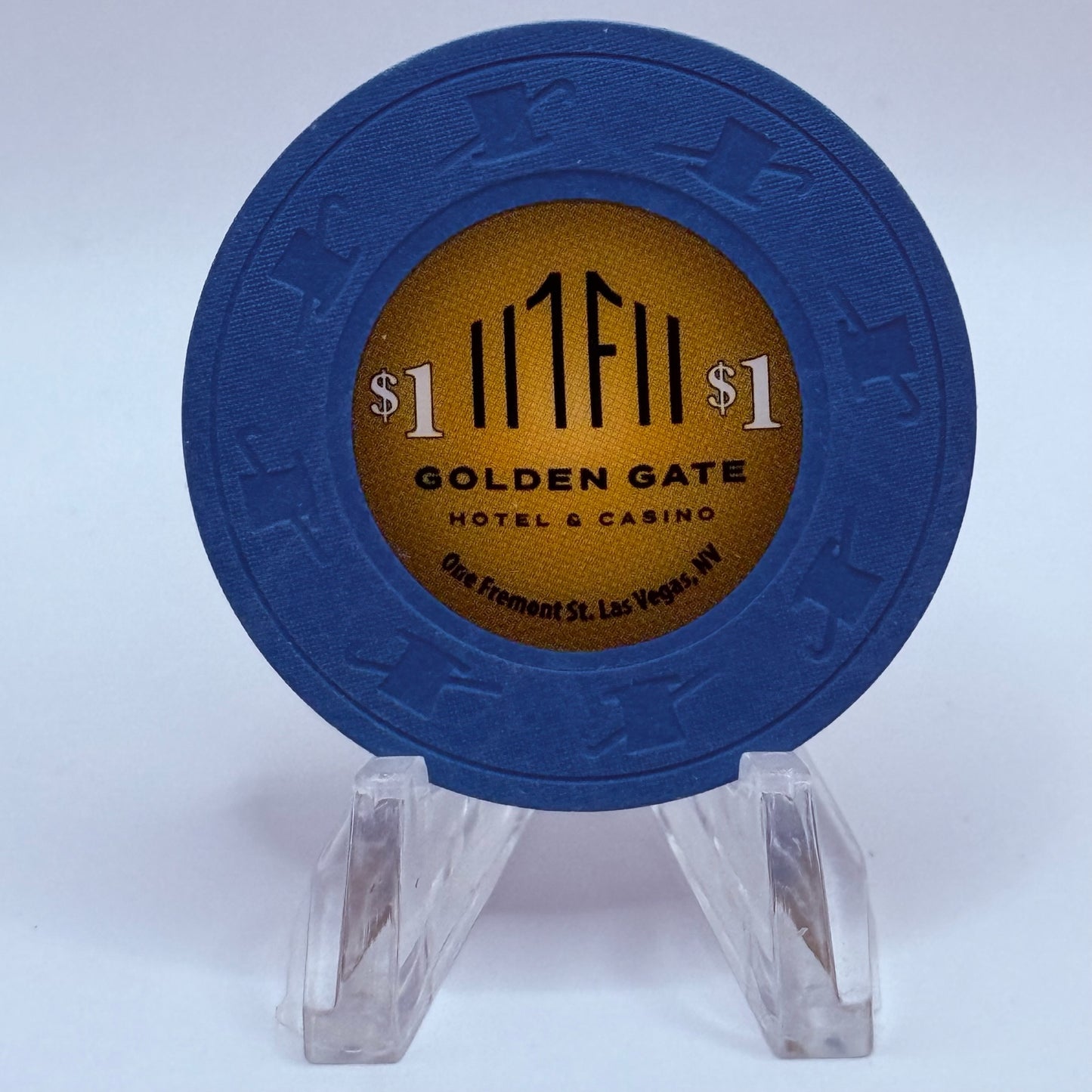 Golden Gate Las Vegas Nevada 2021 $1 Casino Chip D3216