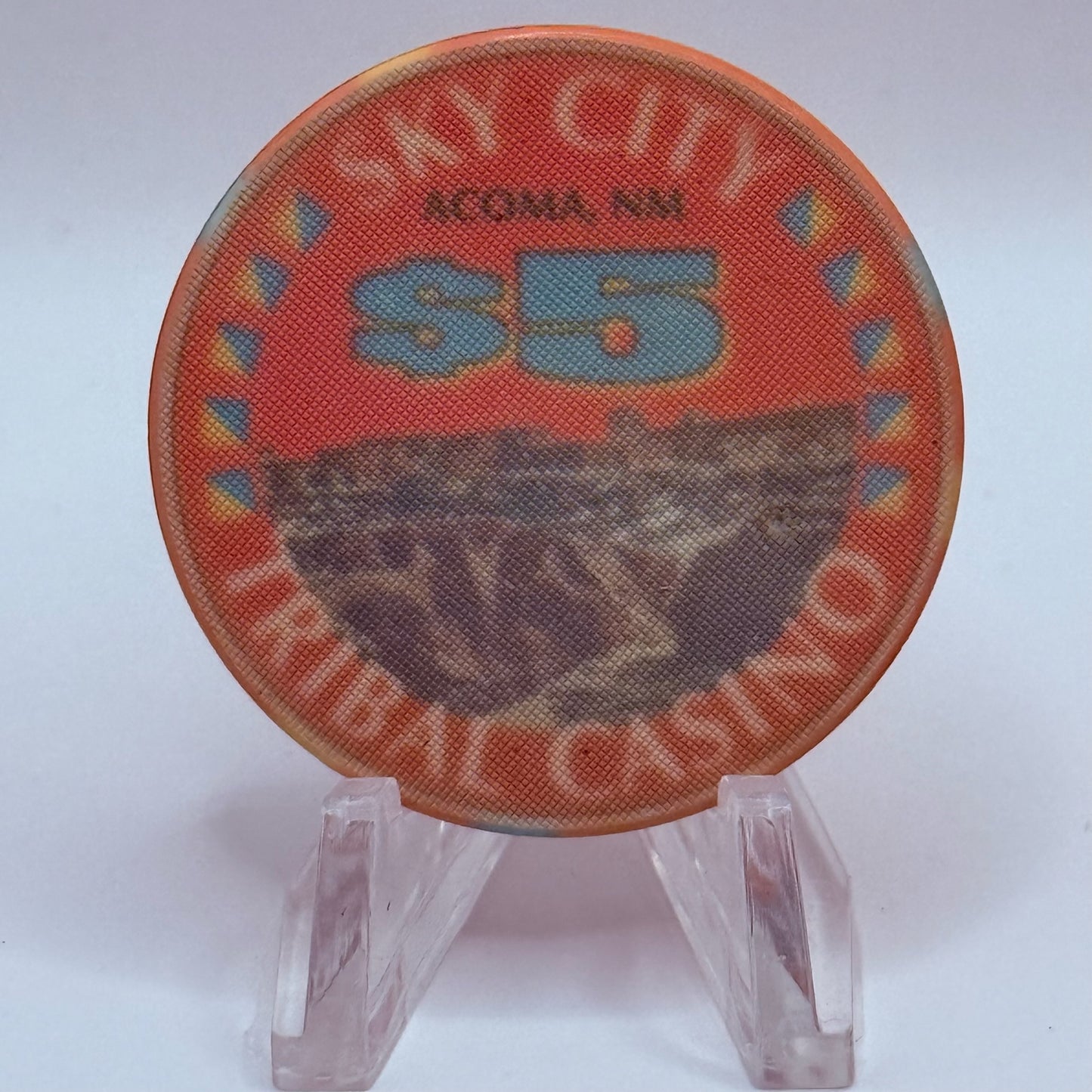 Sky City Casino Acoma New Mexico $5 Casino Chip