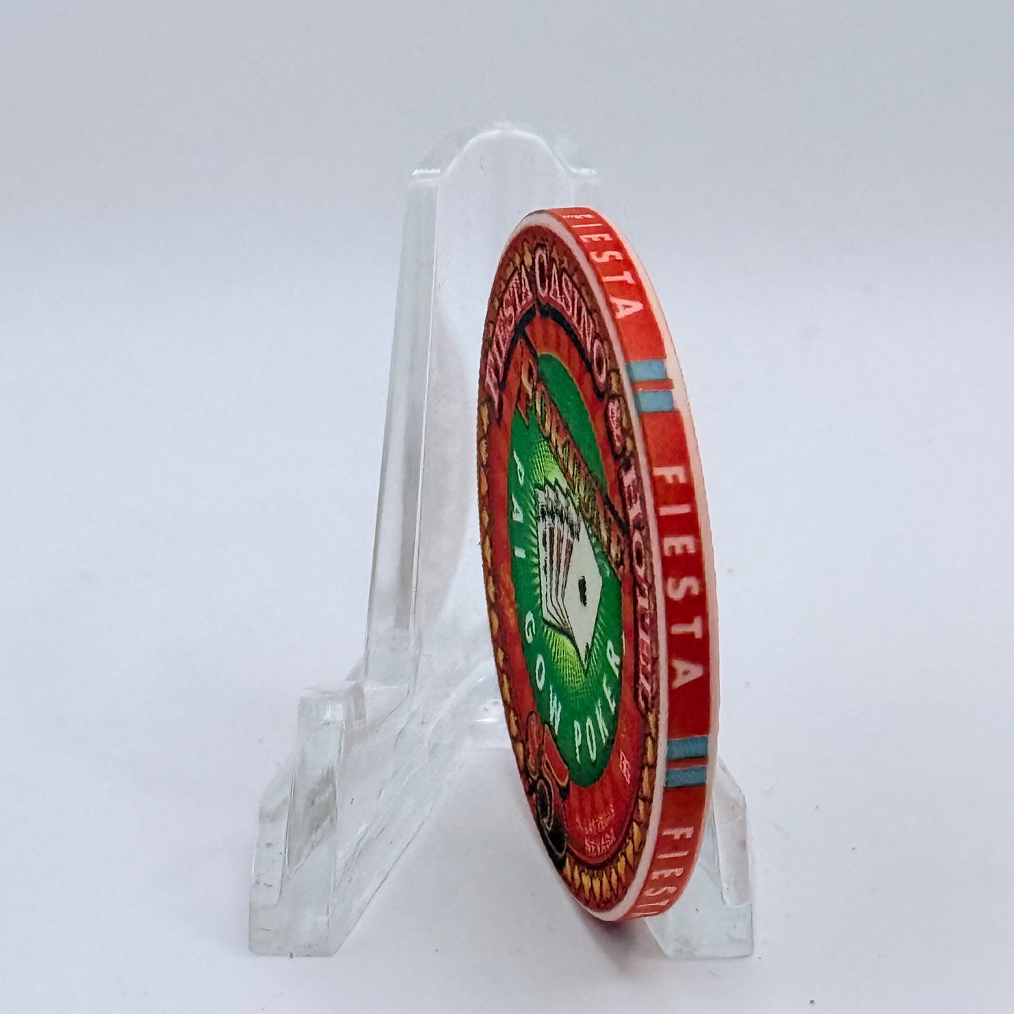 Fiesta Rancho N. Las Vegas Nevada 2002 'Fortune - Pai Gow Poker' LE $5 Casino Chip V8436