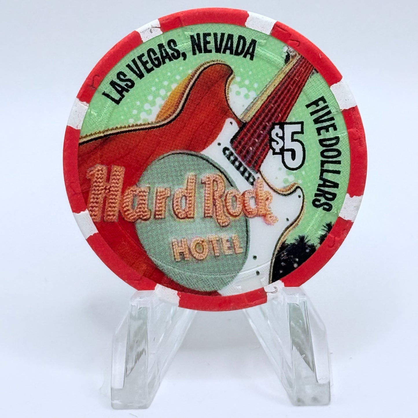 Hard Rock - Las Vegas Las Vegas Nevada 2005 'Fairway to Heaven' LE $5 Casino Chip E4983