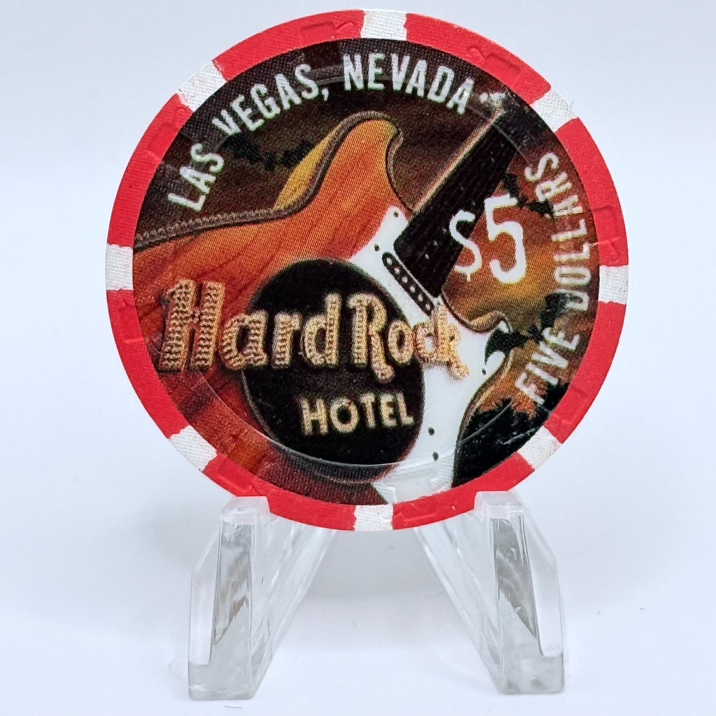 Hard Rock - Las Vegas Las Vegas Nevada 2006 'Halloween' LE $5 Casino Chip E5793